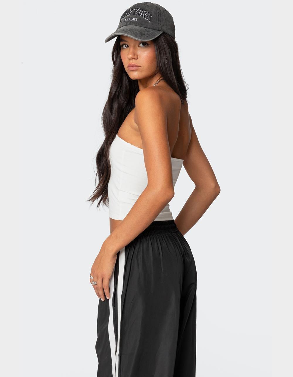 EDIKTED Basic Tube Top - WHITE Product Image