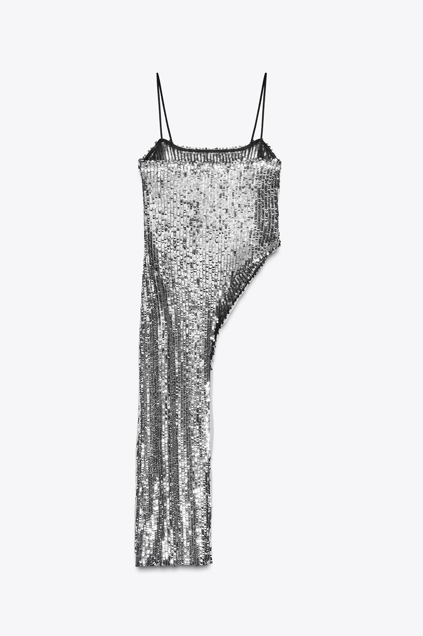 ASYMMETRIC SEQUIN TOP Product Image