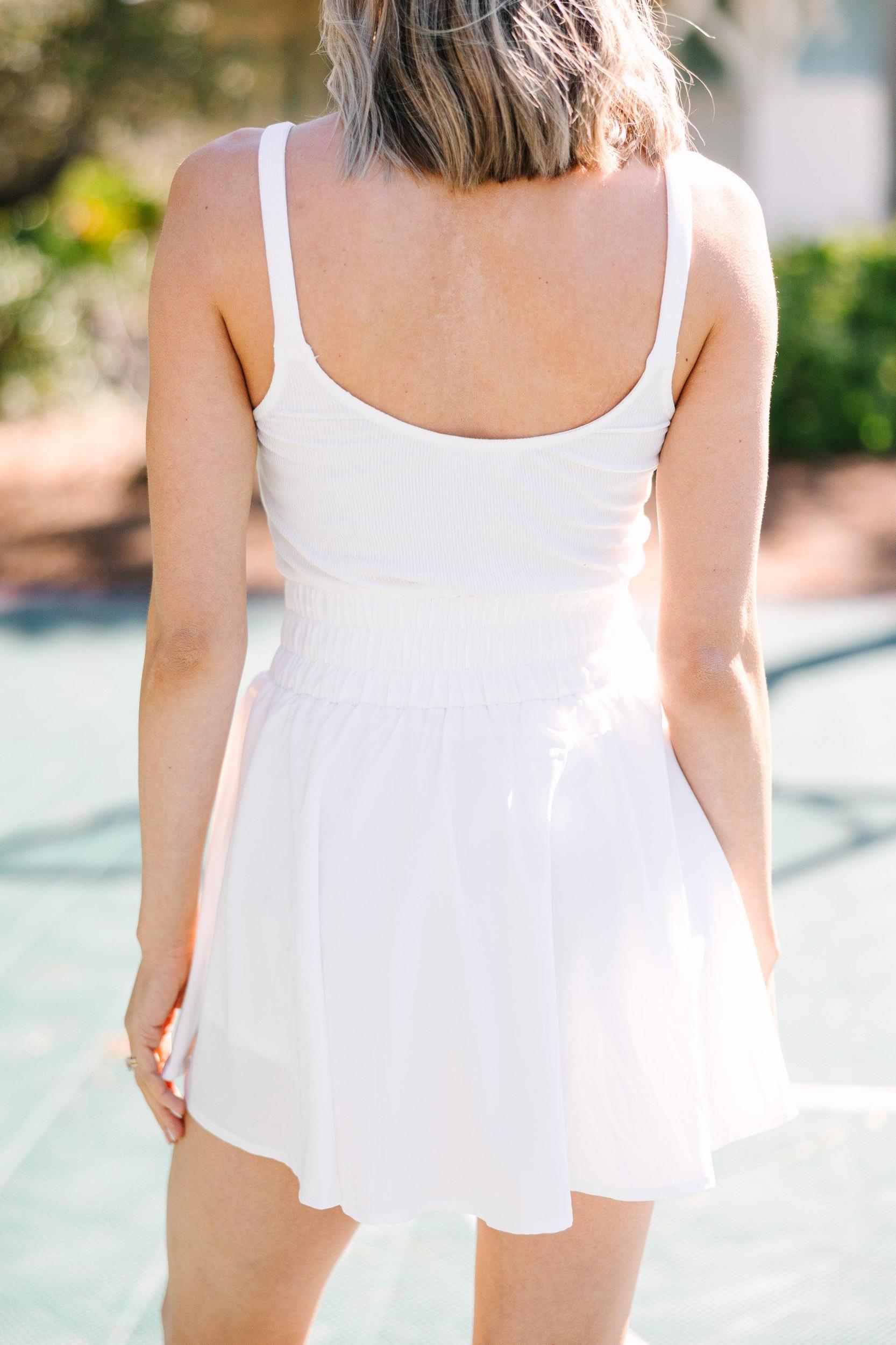 See You On The Court White Tennis Dress Female Product Image