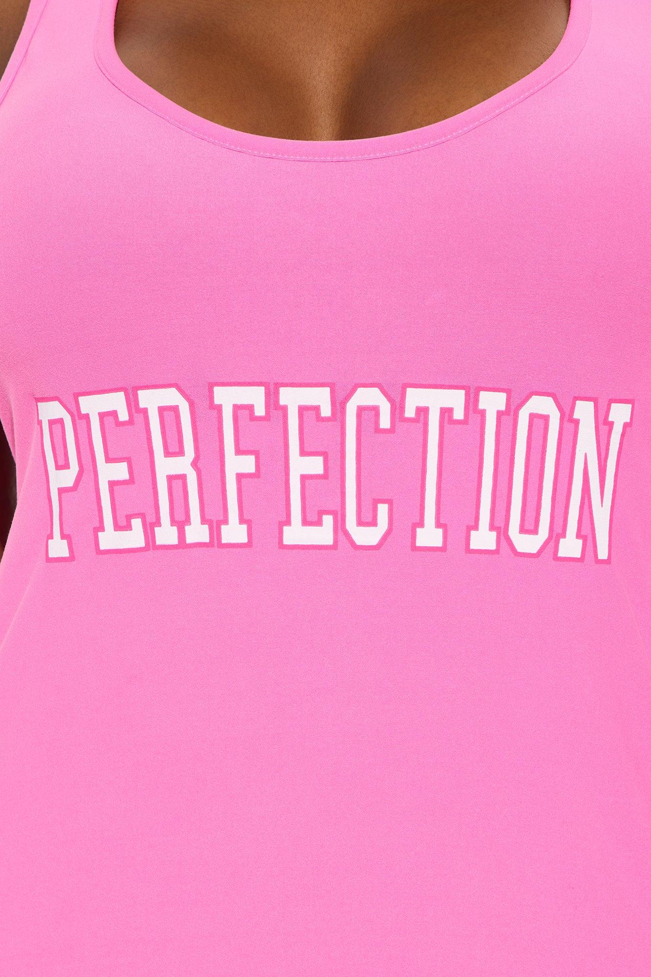 I Am Perfection PJ Sleep Dress - Pink Product Image