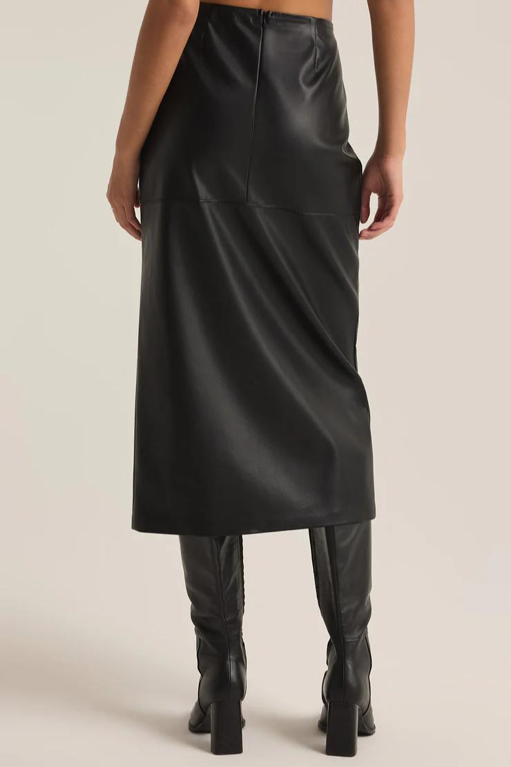 Metroplitan Leather Skirt Product Image