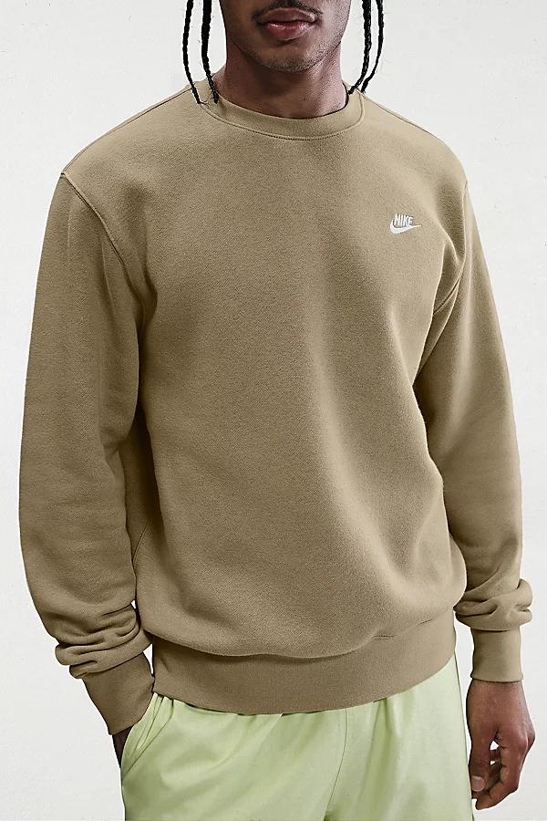 Nike Mens Nike Club Crew - Mens Parachute Beige/White Product Image