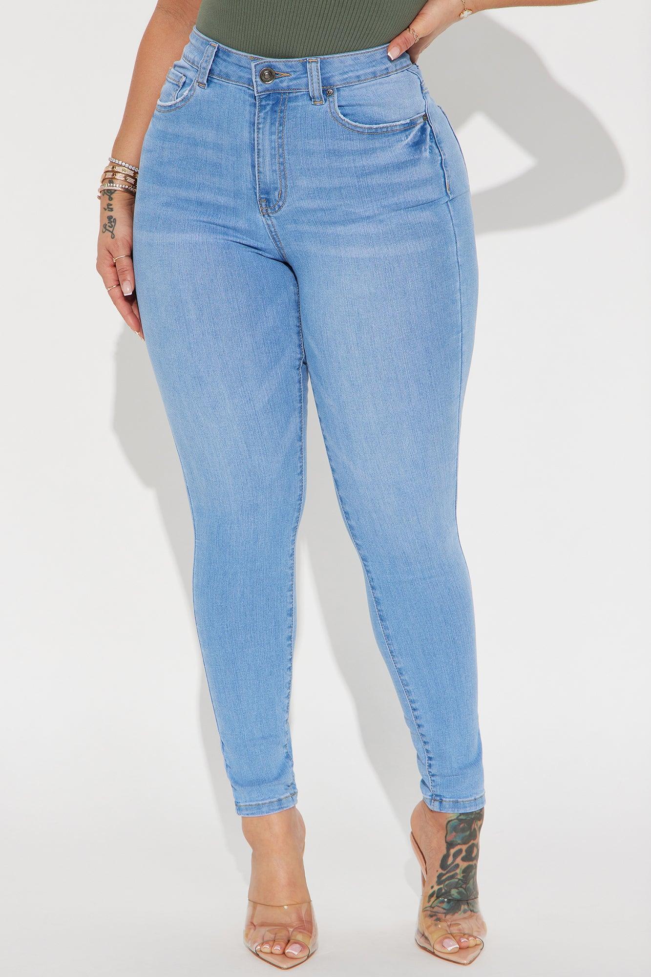 Top Of The Line Stretch Skinny Jeans - Light Wash Product Image