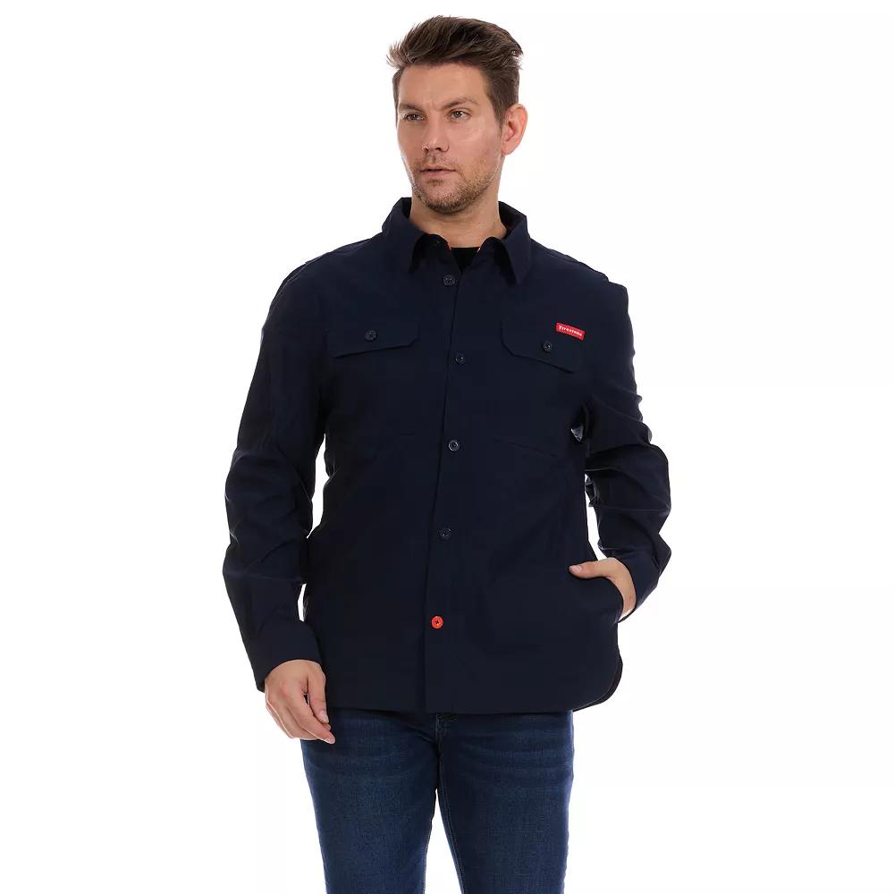 Men's Firestone Long Sleeve Mechanic Workshirt,  Product Image