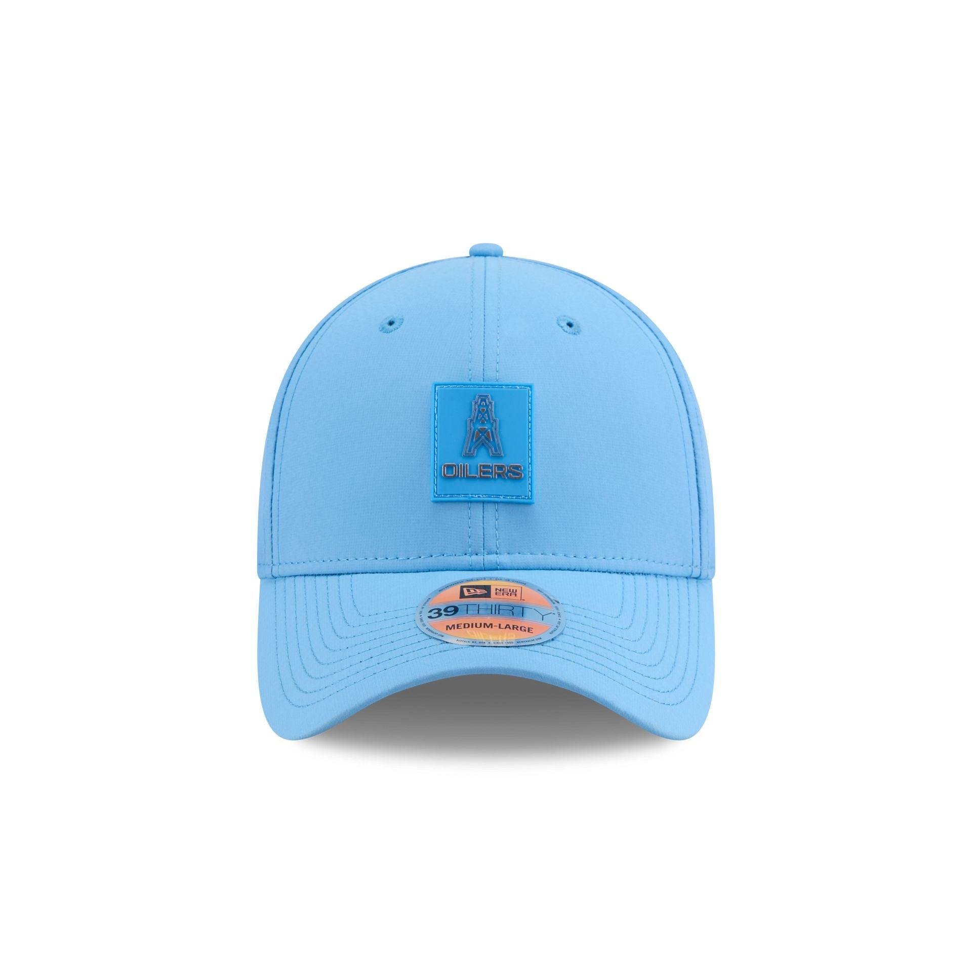 Oilers 2025 Sideline Hot Weather Historic 39THIRTY Stretch Fit Hat Male Product Image