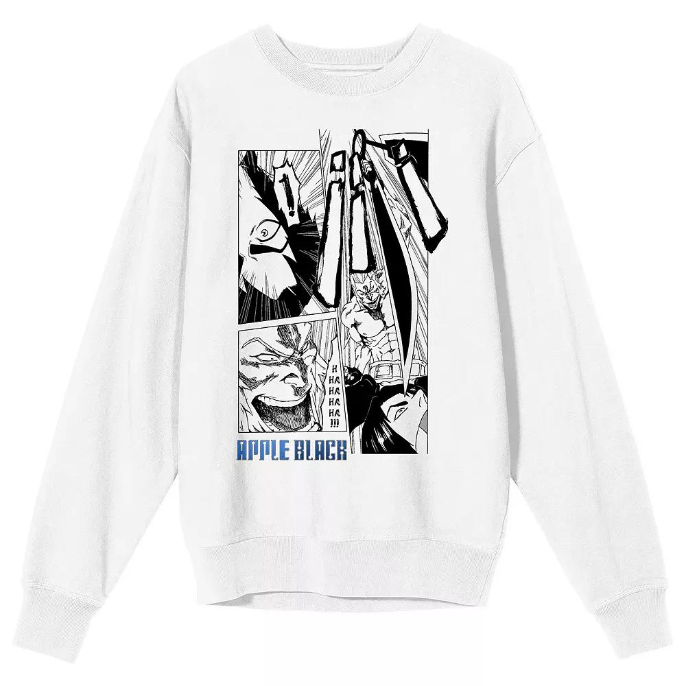 Men's Apple Black Manga Page Sano Long Sleeve Graphic Tee,  Product Image