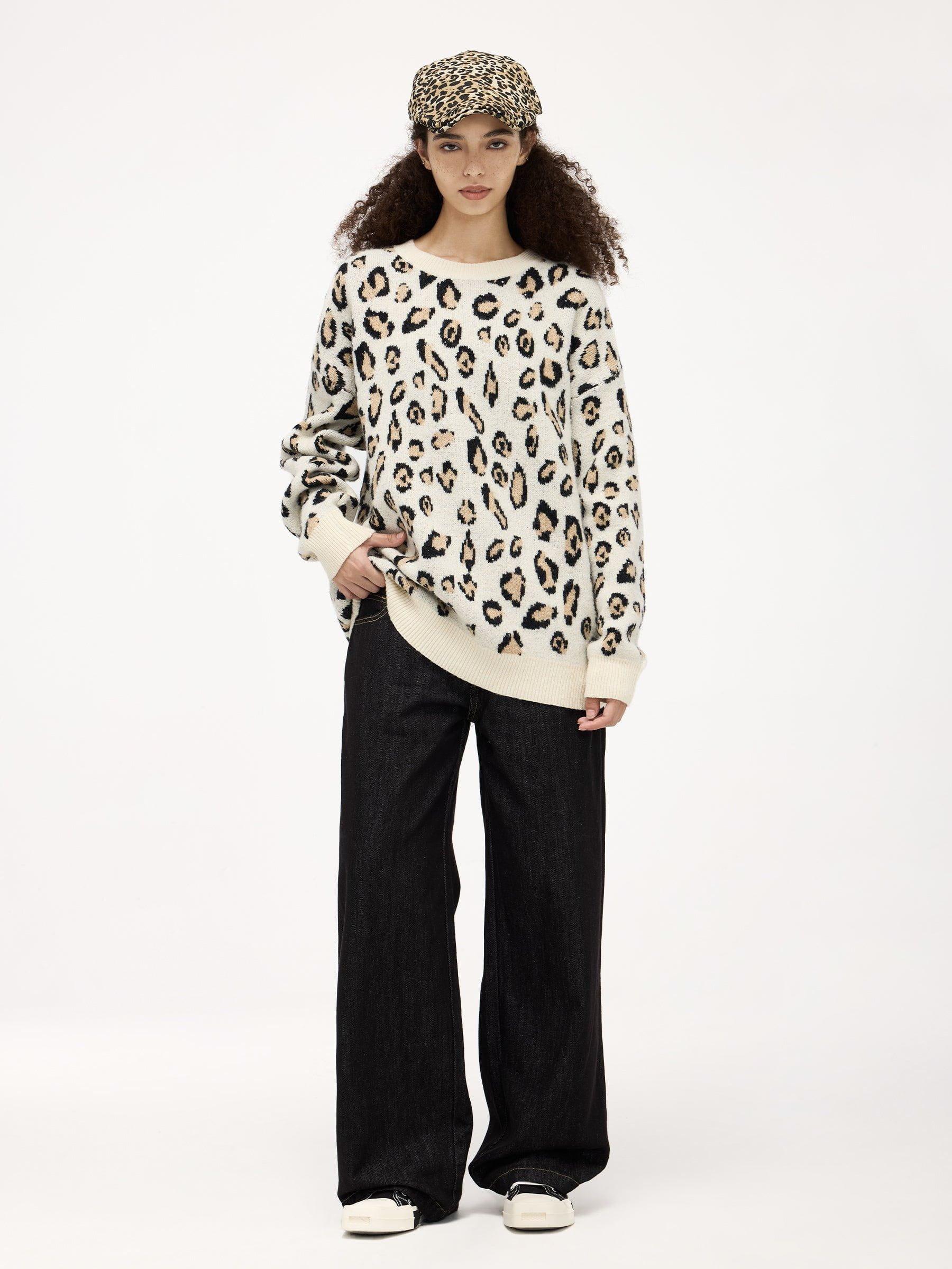 Aelfric Eden Leopard Graphic Sweater Product Image