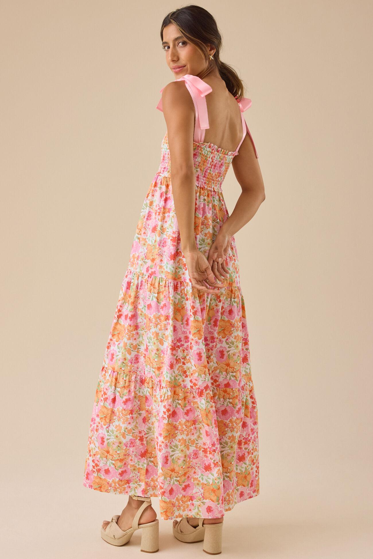Landon Floral Maxi Dress Product Image