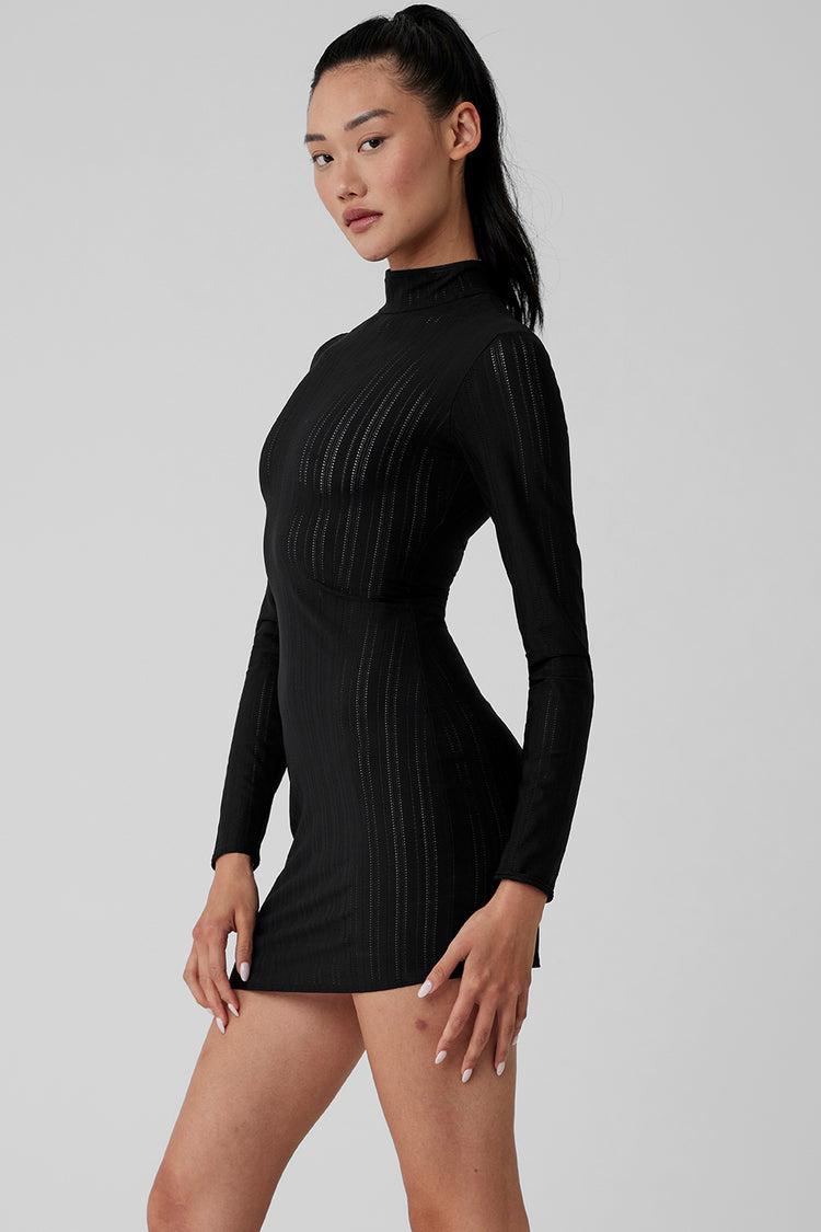 Euphoria Long Sleeve Dress - Black Product Image