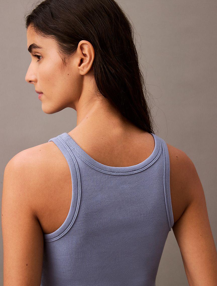 Cotton Contour Rib Logo Graphic Tank Product Image