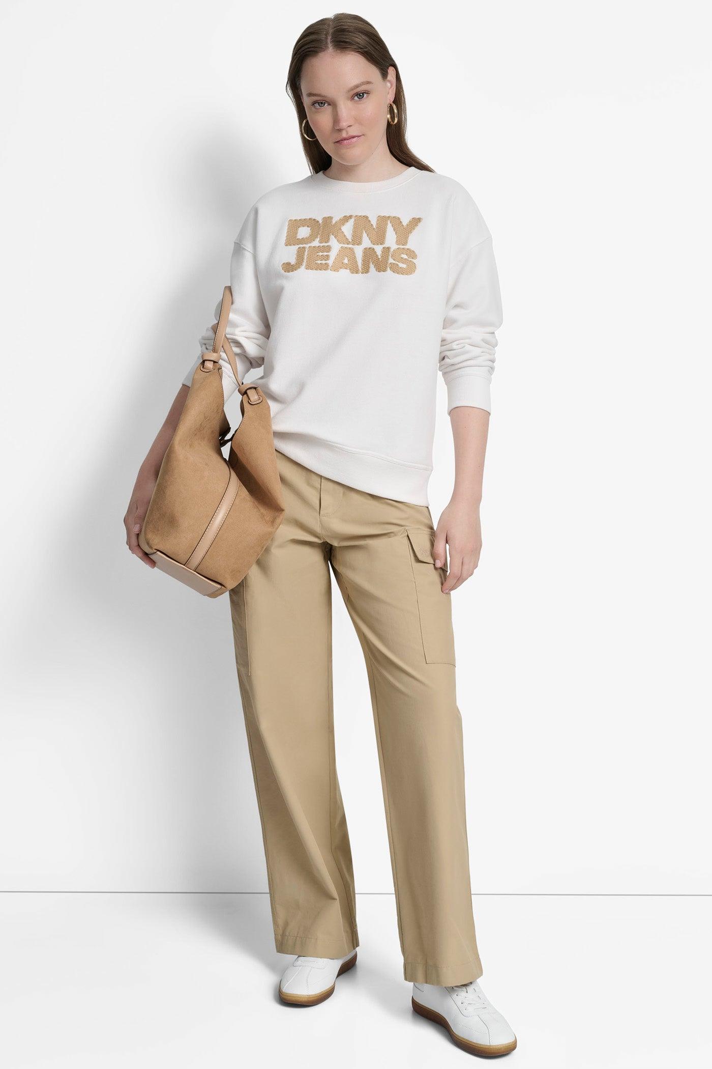 STACKED BASKETWEAVE LOGO SWEATSHIRT Product Image