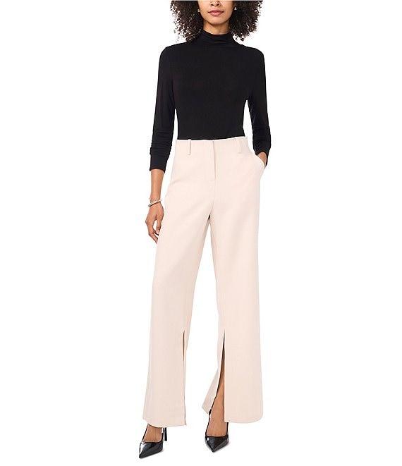 Vince Camuto Straight Leg Split Ankle Pant Product Image