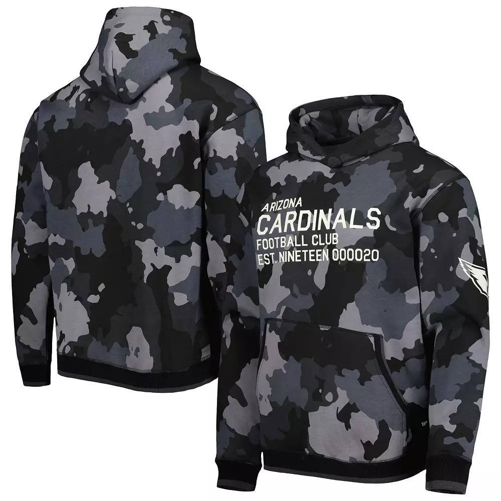 Men's The Wild Collective Black Arizona Cardinals Camo Pullover Hoodie, Size: Medium Product Image