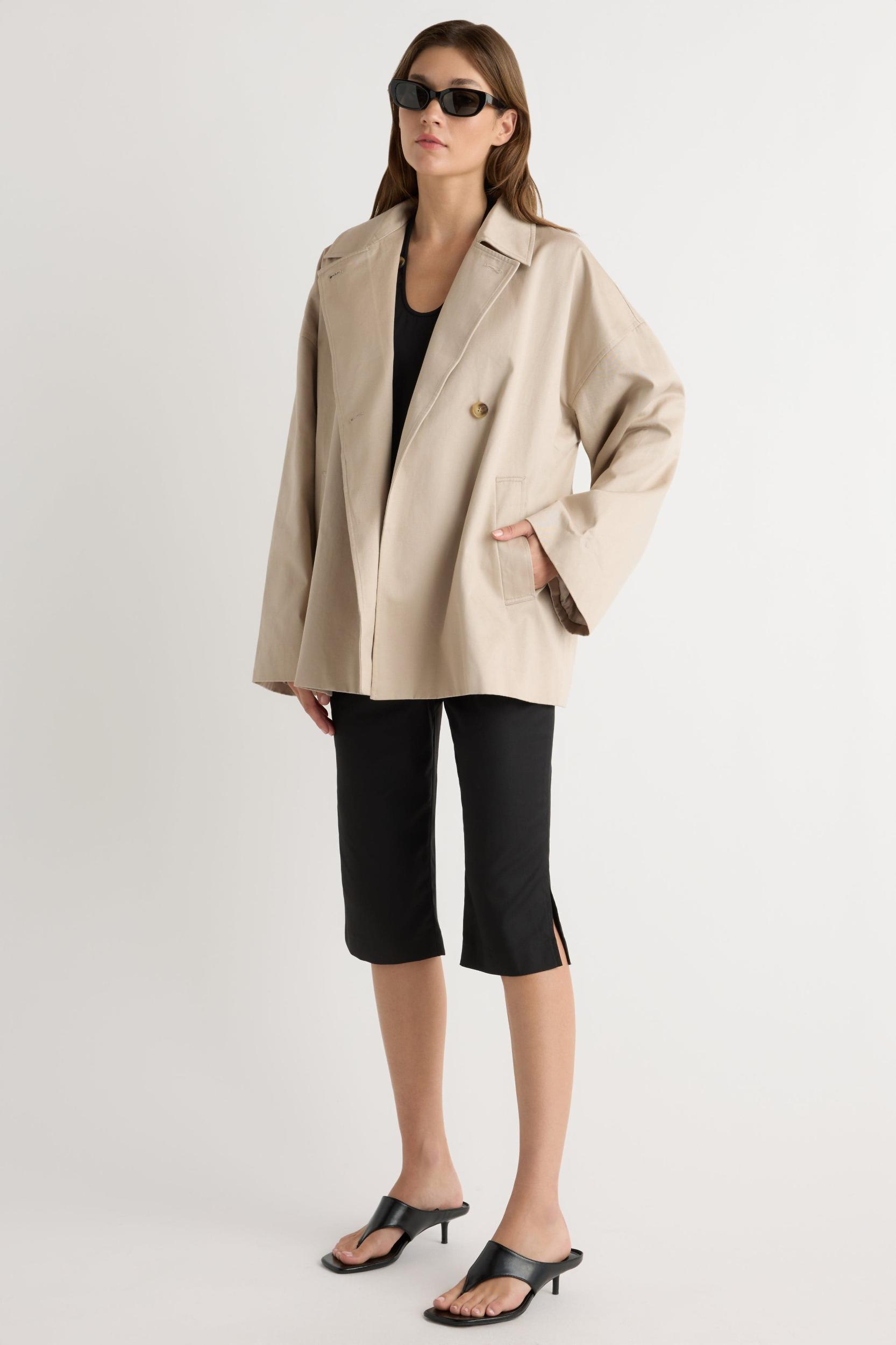 Delaney Cotton Mac Coat Product Image