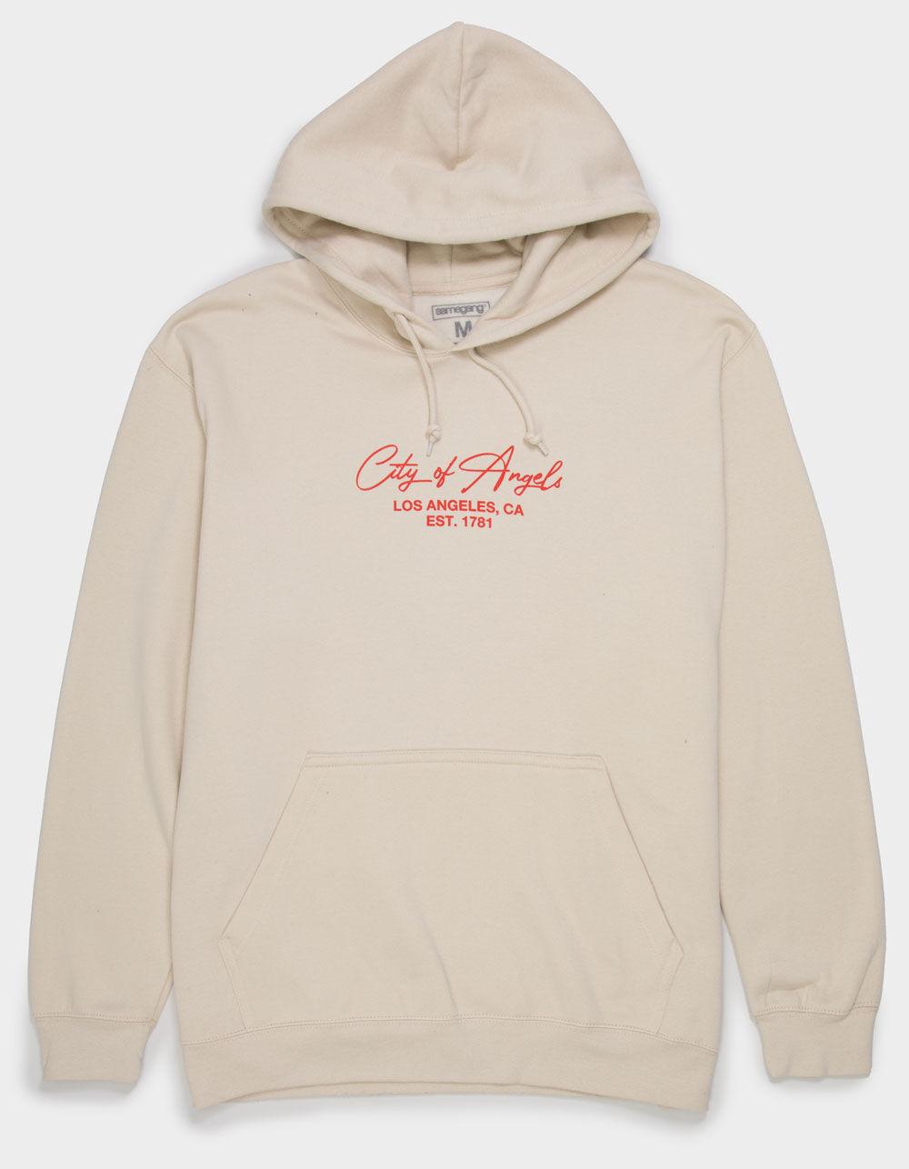 SAME GANG City Of Angels Mens Hoodie - SAND Product Image