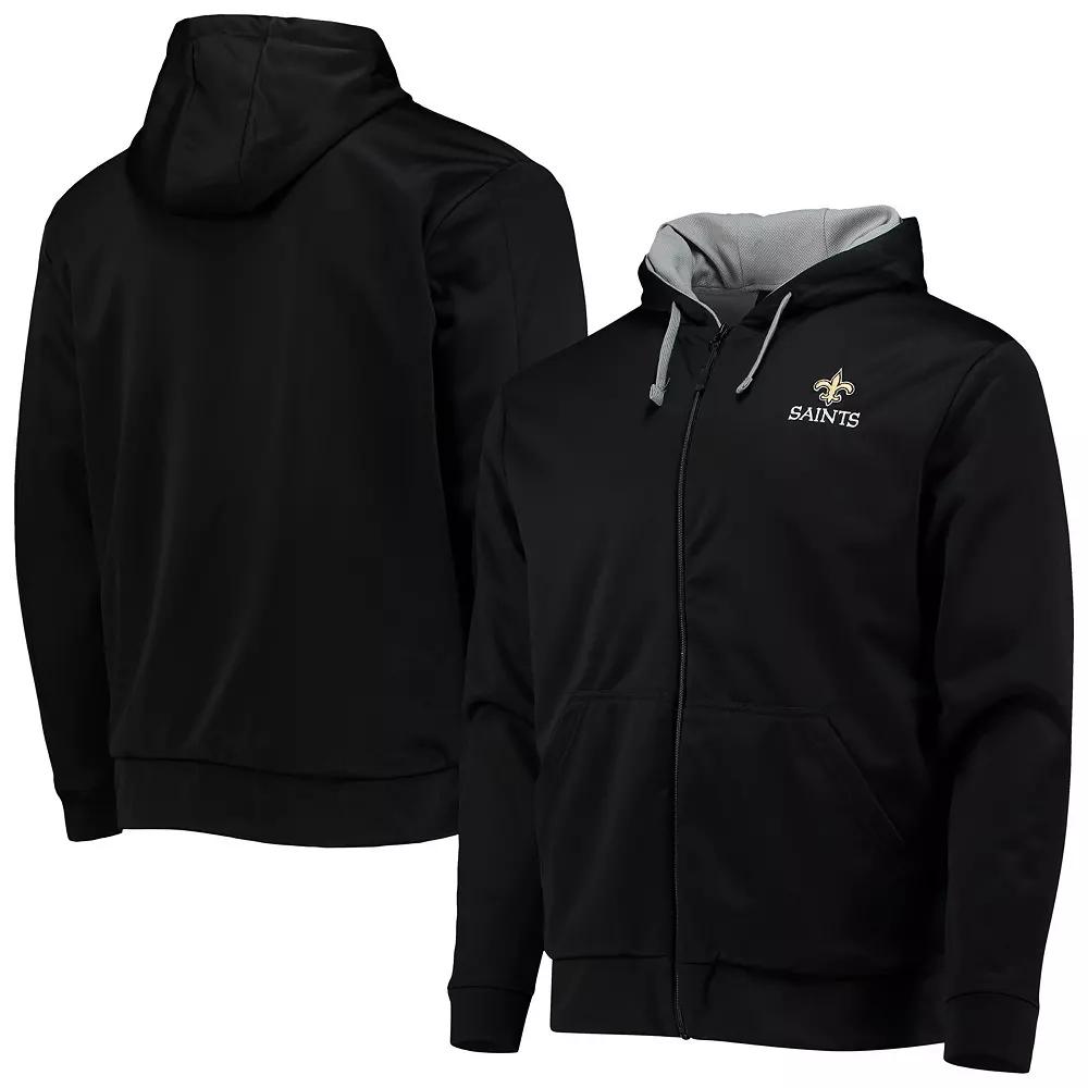 Men's Dunbrooke Black/Gray New Orleans Saints Apprentice Full-Zip Hoodie,  Product Image