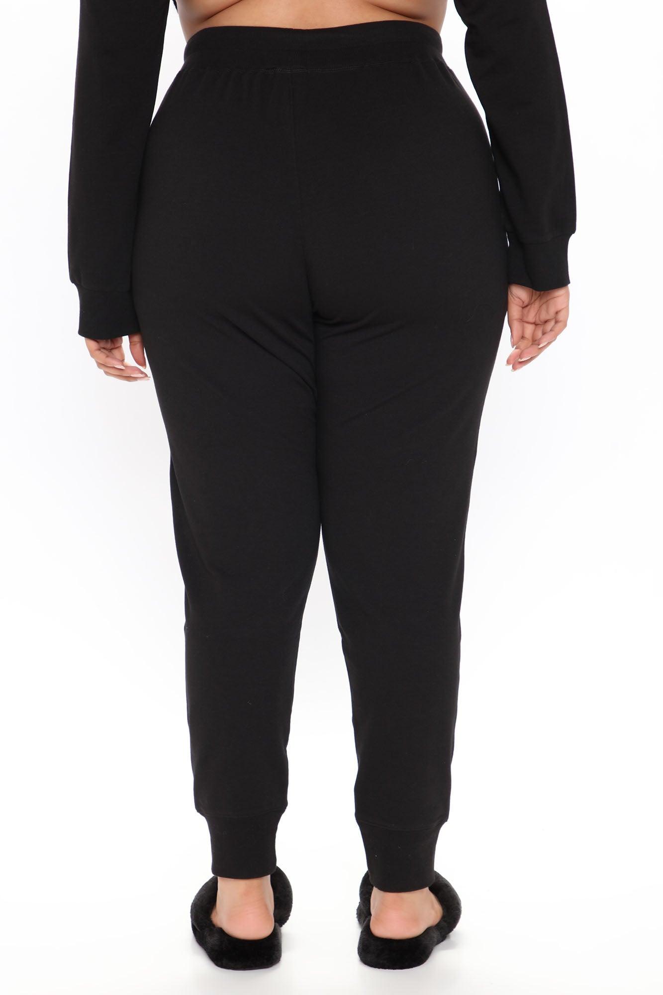 Latest And Greatest French Terry Jogger - Black Product Image