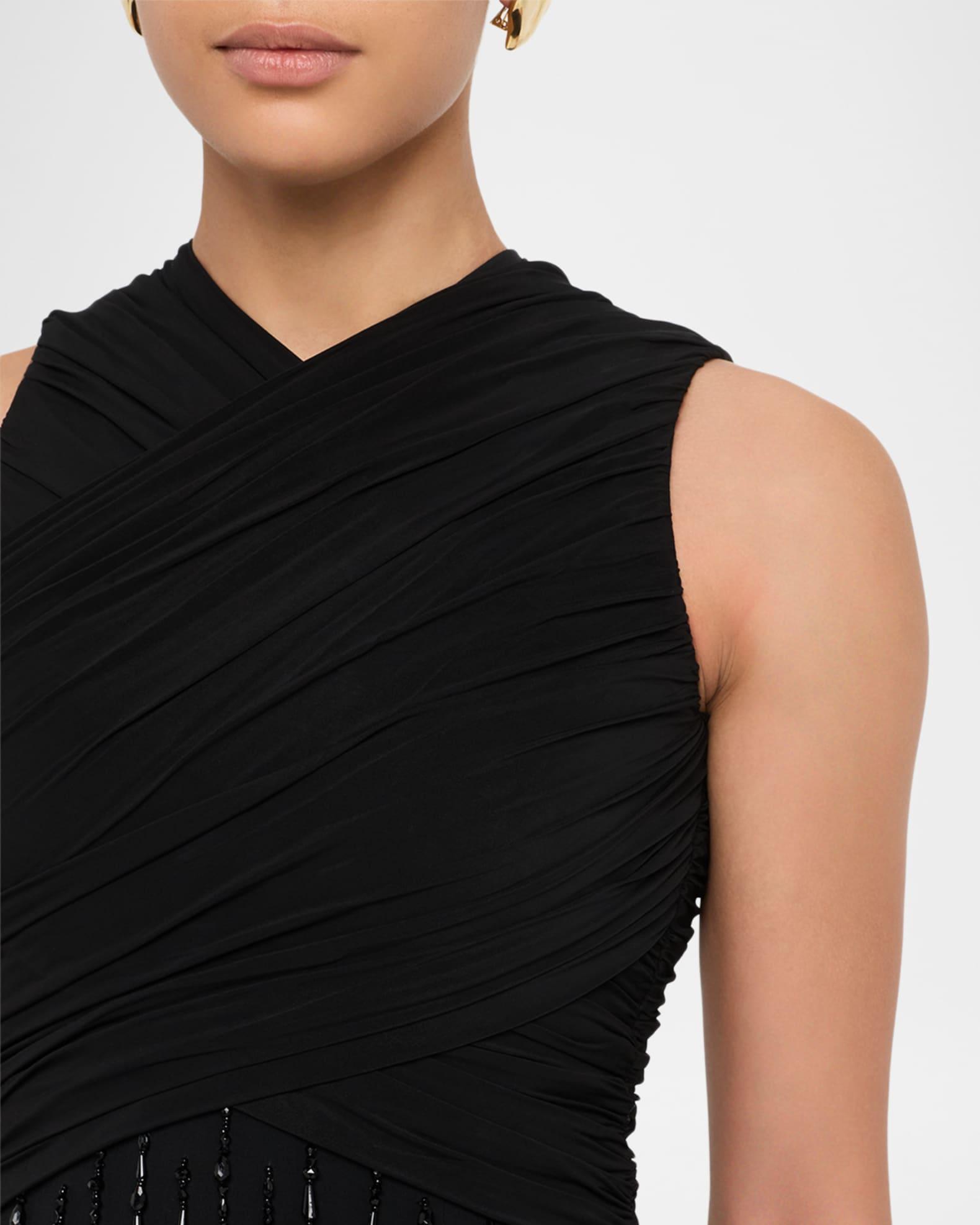 Embellished Crisscross Mini Dress Product Image