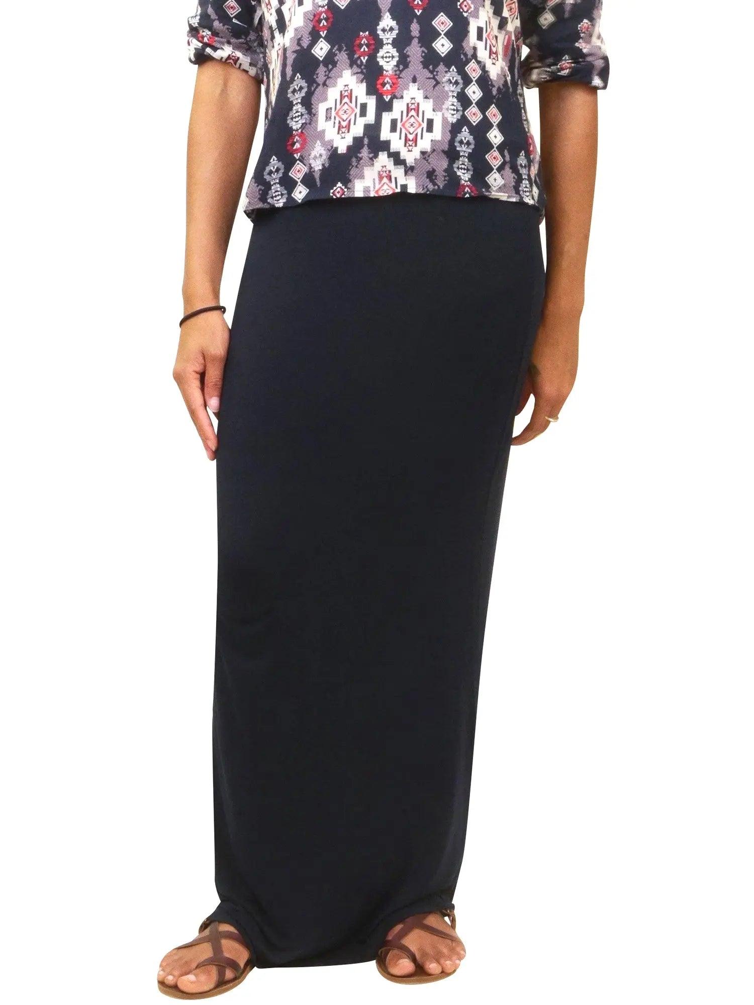Hard Tail Modal Maxi Skirt SIR-12 Product Image