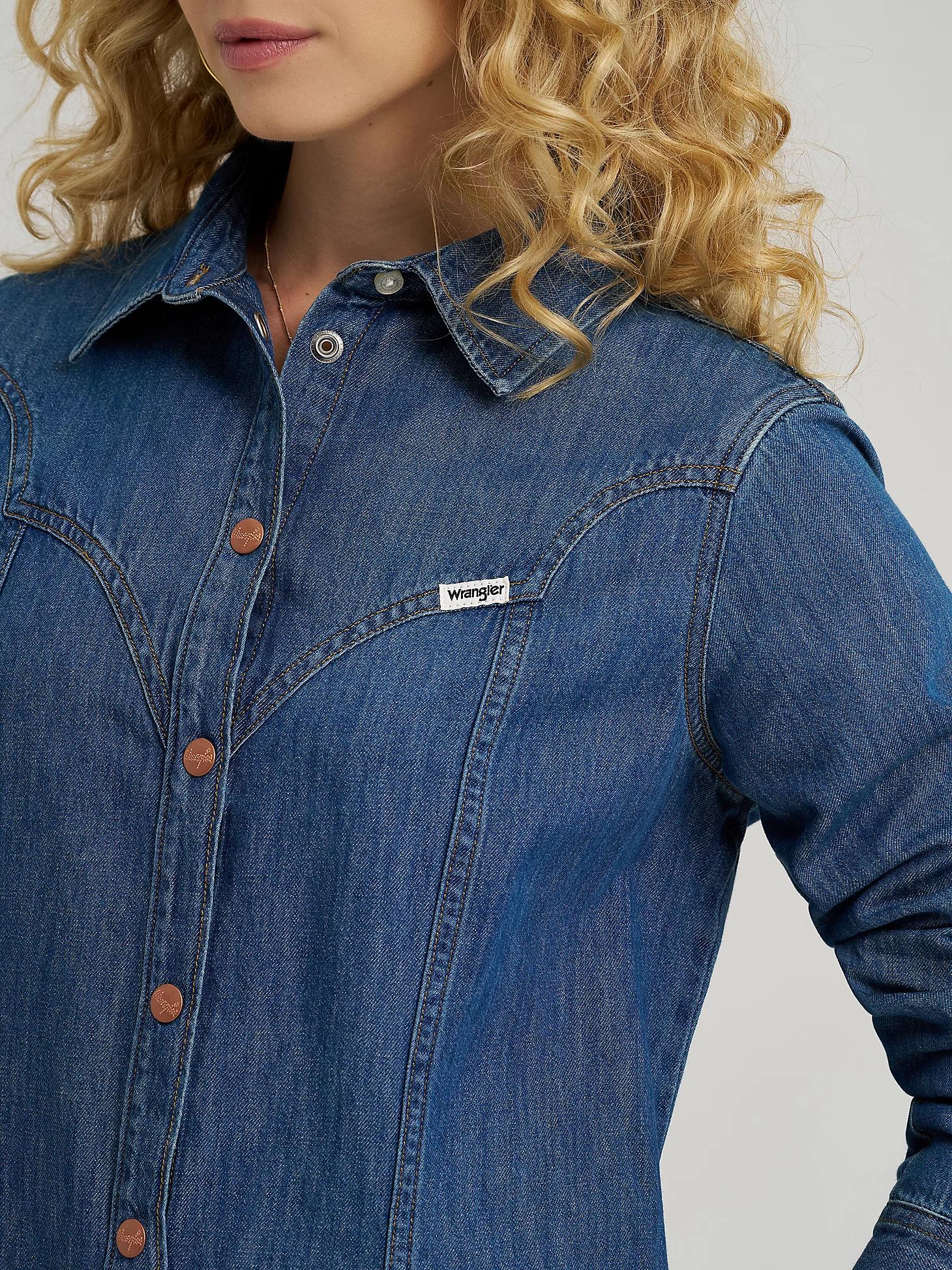 Women's Western Babydoll Dress in Constellation Product Image