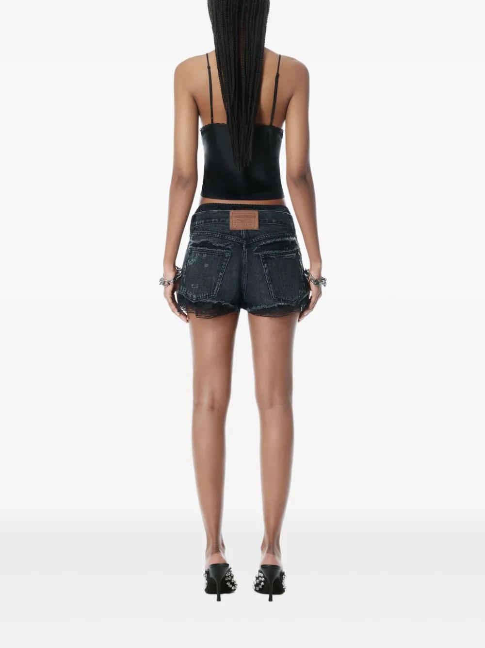 Pre-styled denim shorts  Product Image