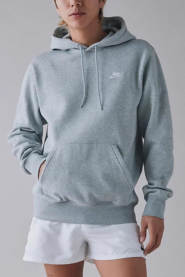 Nike Club Logo Fleece Pullover Hoodie Sweatshirt Mens at Urban Outfitters Product Image