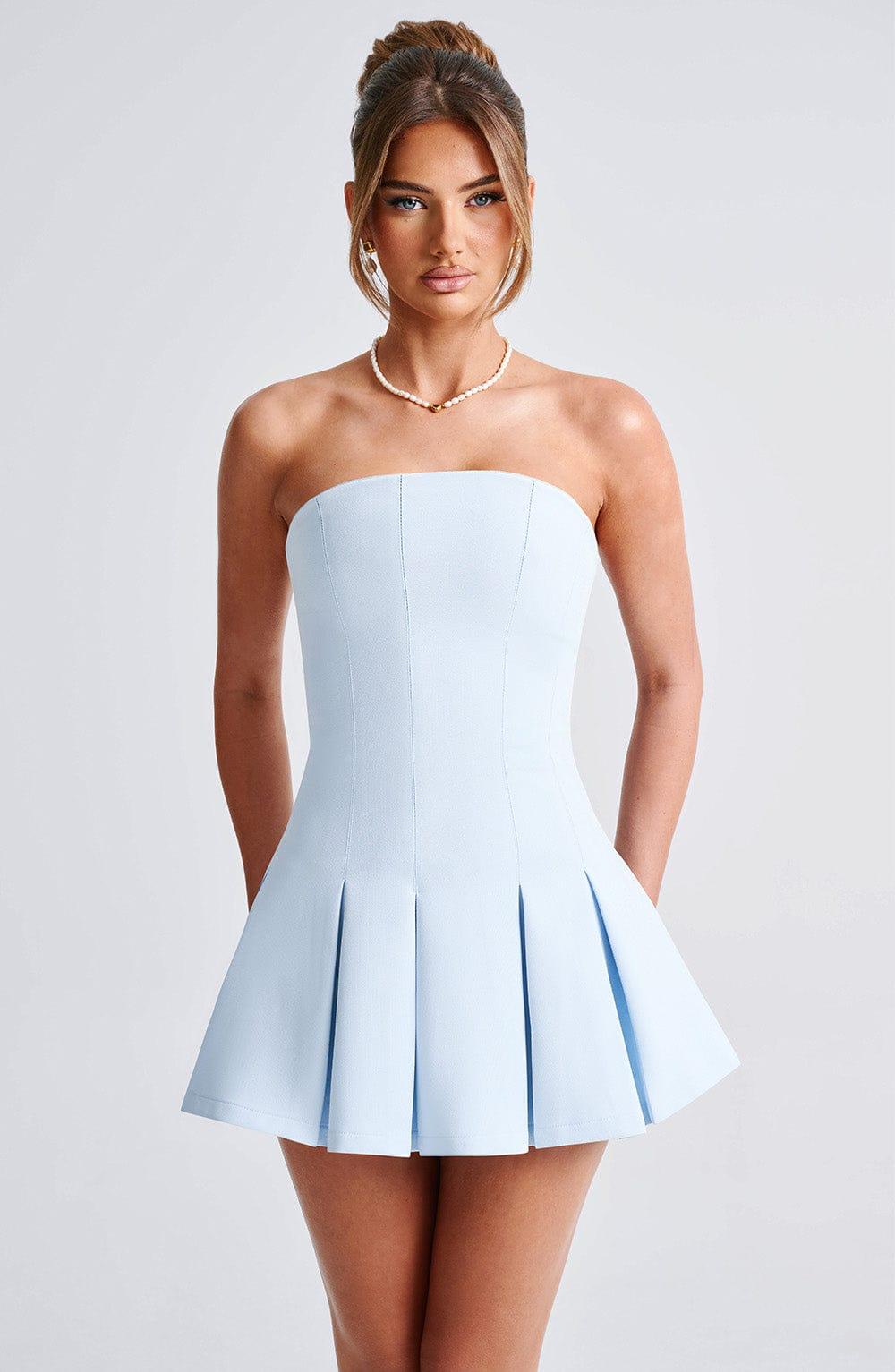 Bryony Mini Dress - Blue Product Image