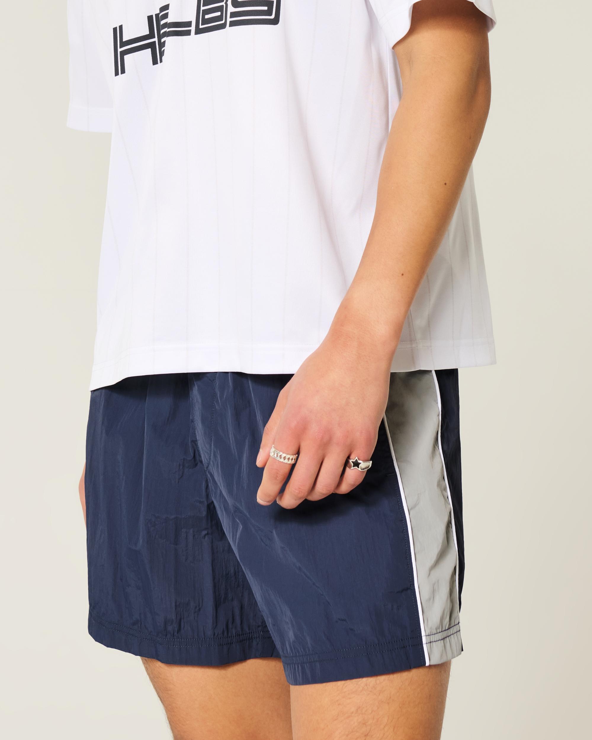 Mid-Thigh Baggy Soccer Shorts Product Image