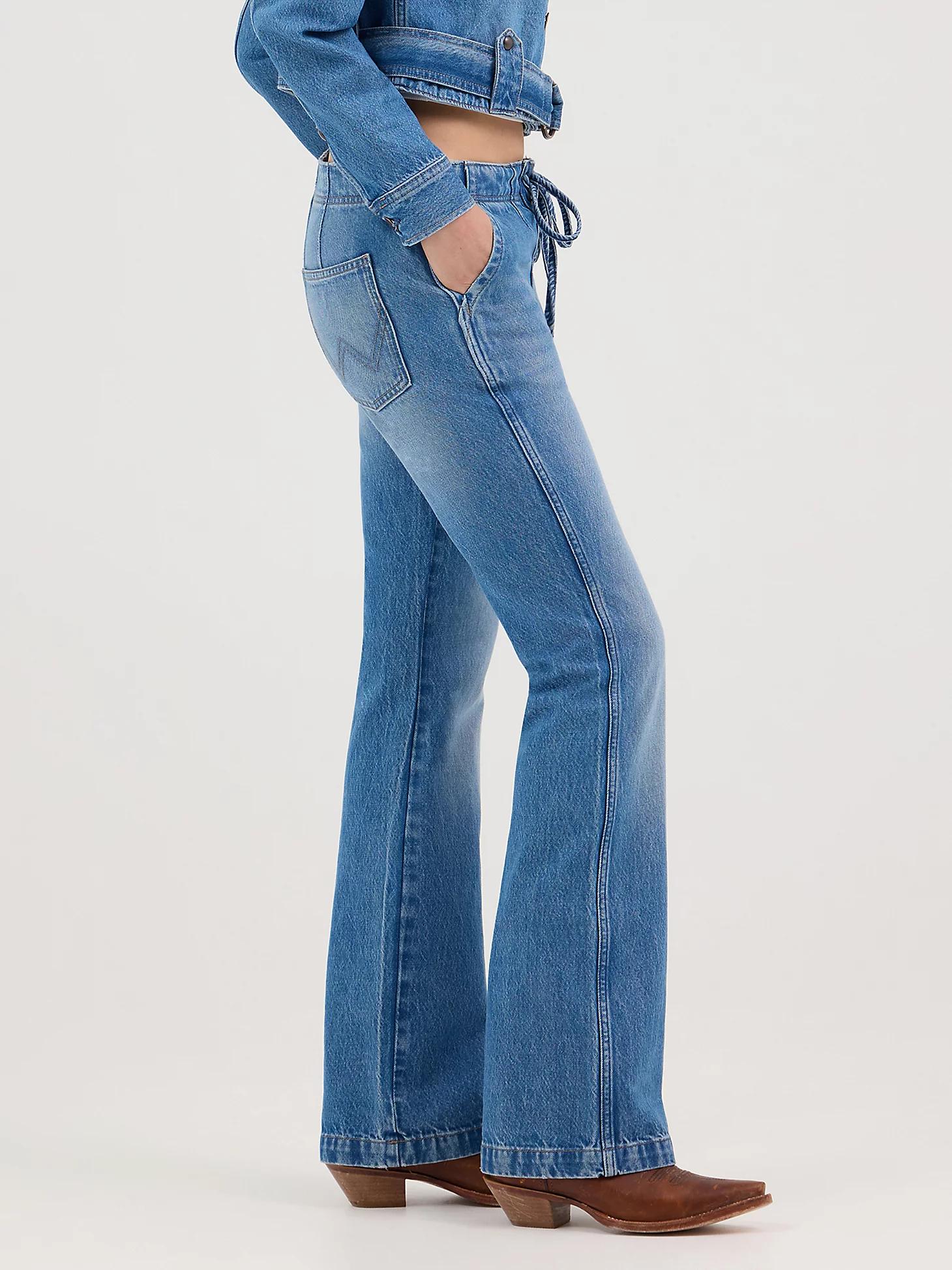 Women's Tie Front Bootcut Jean | Women's JEANS | Wrangler® Product Image