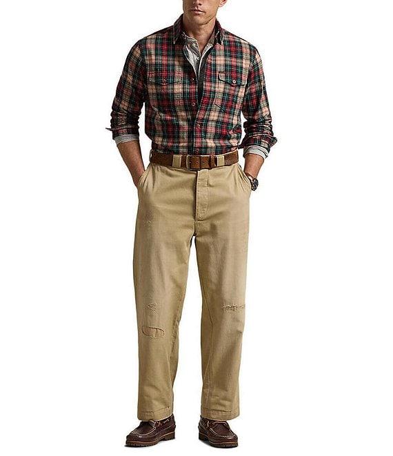 Polo Ralph Lauren Classic Fit Plaid Oxford Long Sleeve Woven Shirt Product Image