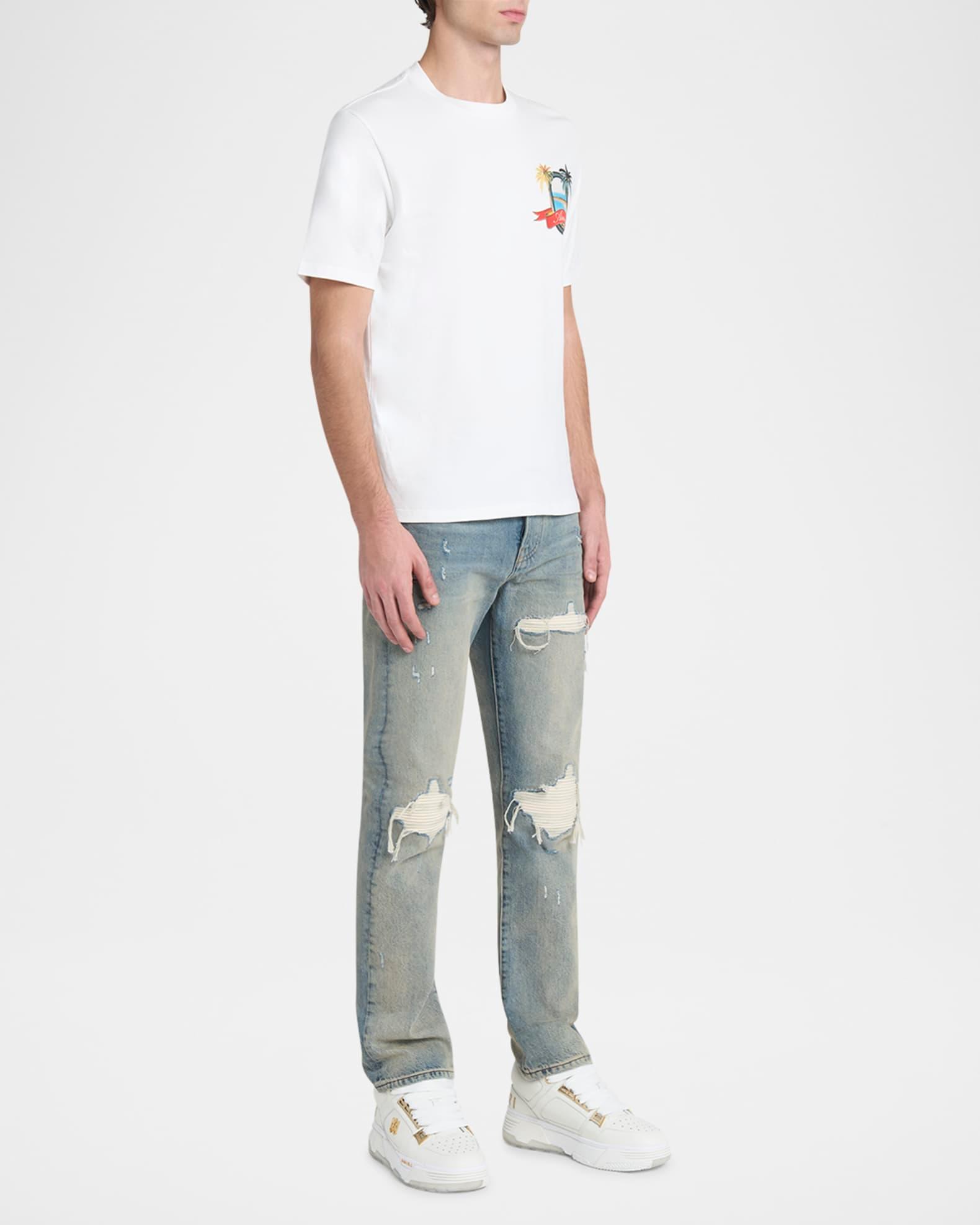 Men's MA-1 Leather High-Top Sneakers Product Image