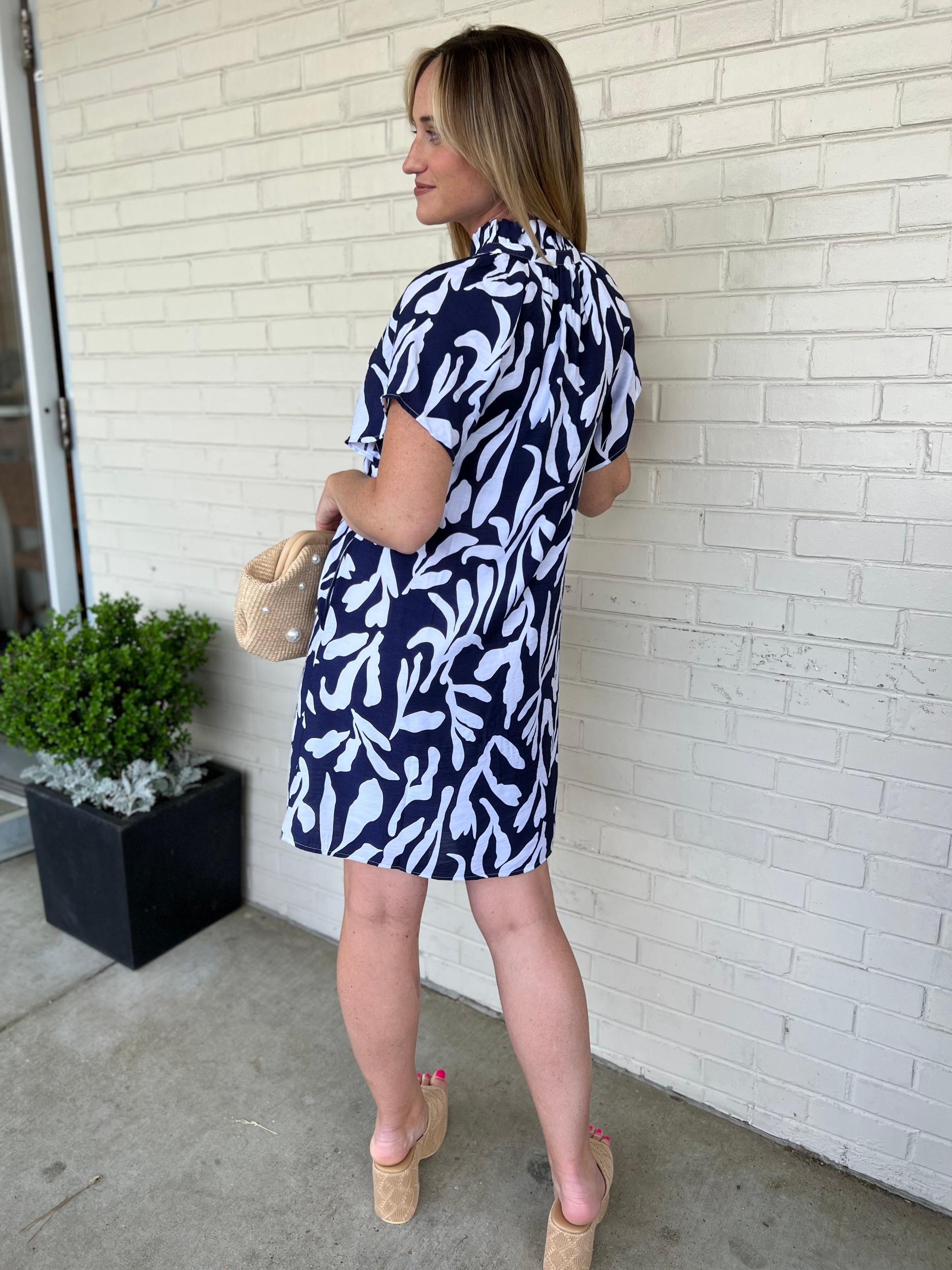 Perry Short Sleeve Mini Dress Product Image