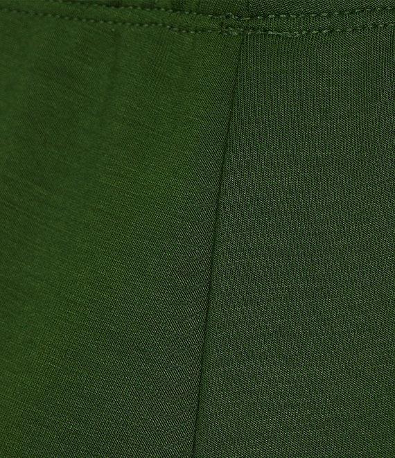 IC Collection Knit Elastic Waist Coordinating Wide Leg Pull-On Coordinating Ankle Pants Product Image