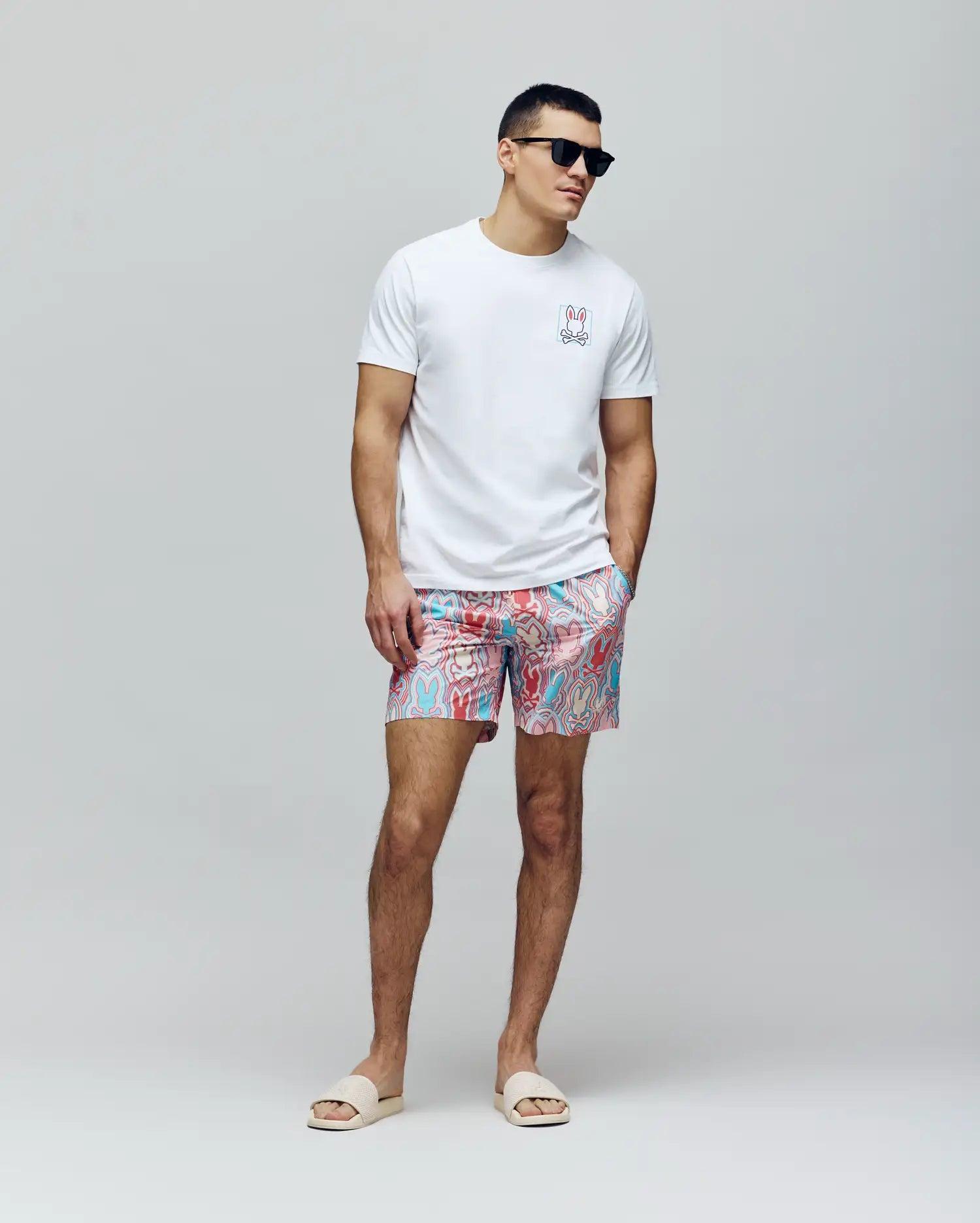MENS CHUCK ALL OVER PRINT LIGHTWEIGHT SWIM TRUNK - MB1000003 Male Product Image