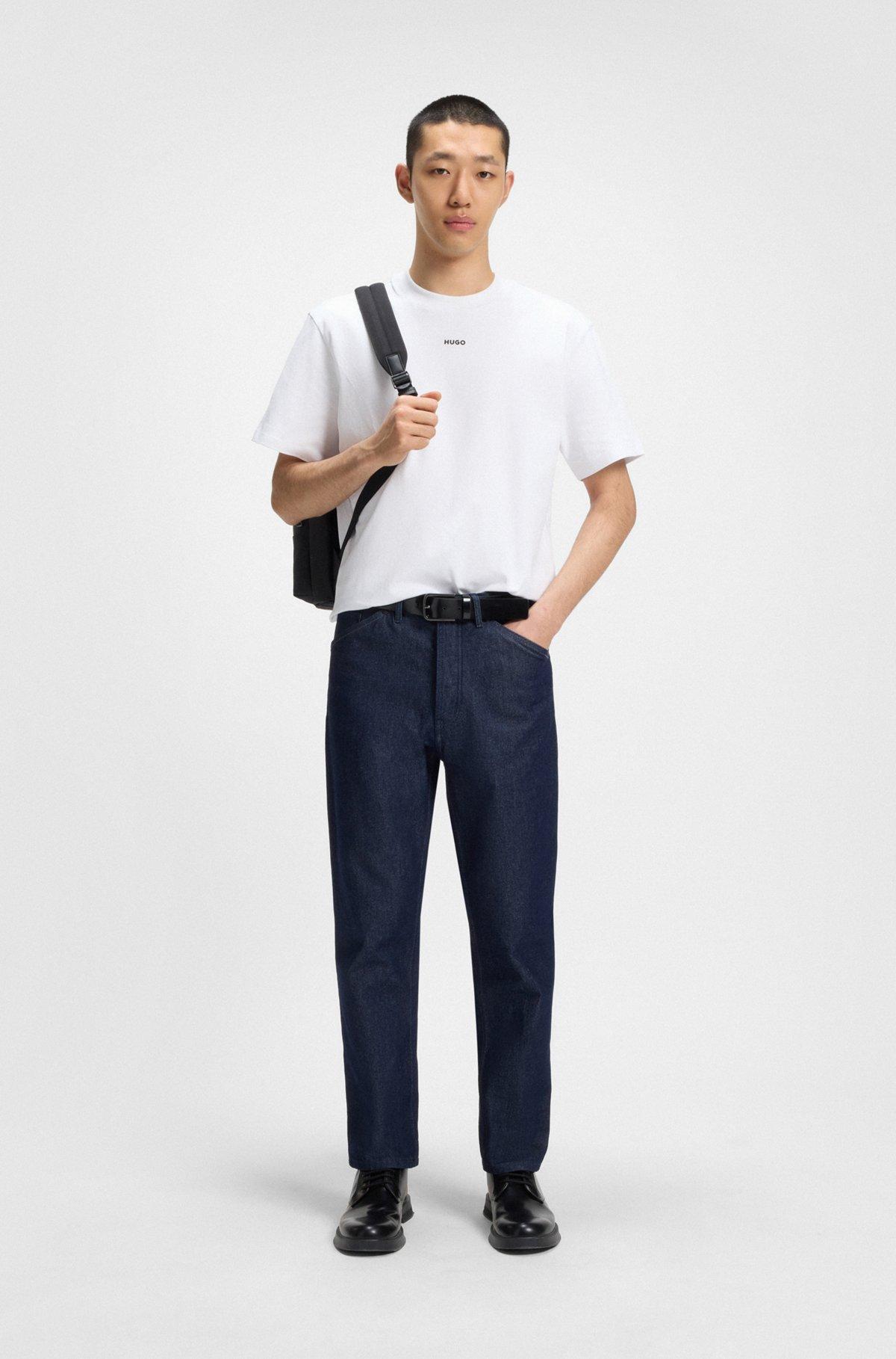 Relaxed-fit T-shirt in cotton with logo print Product Image