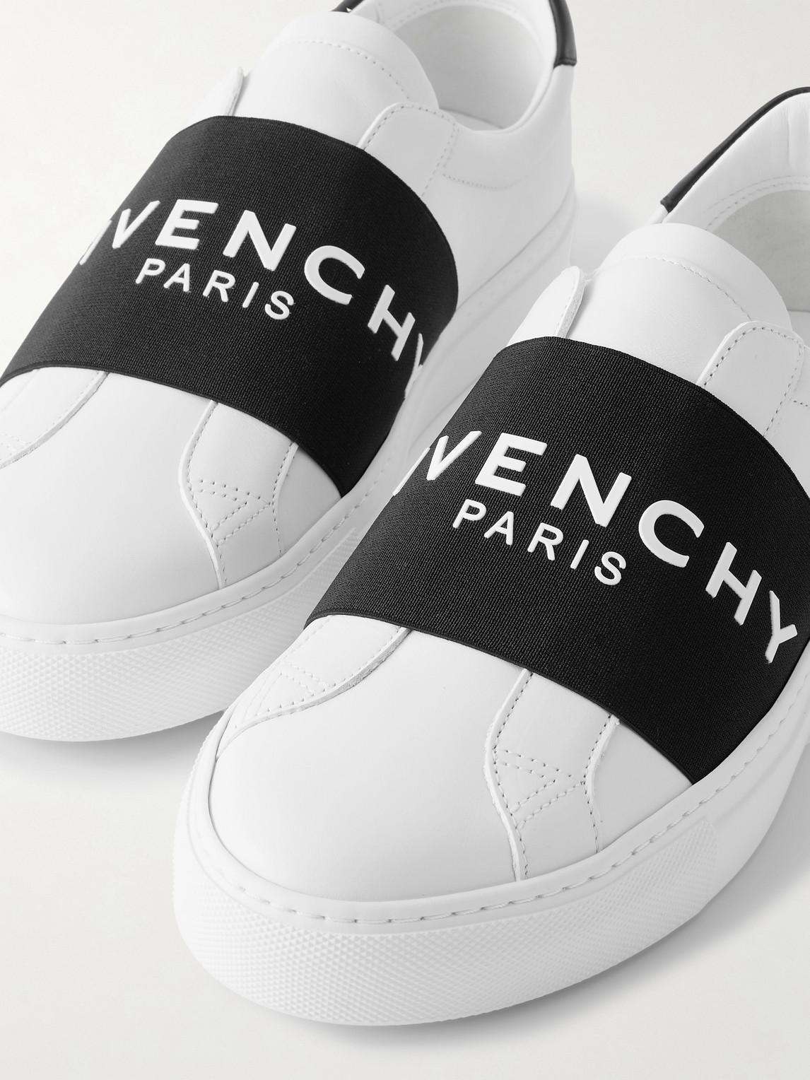 GIVENCHY Urban Street Sneakers In Leather With Elastic Band In Multi Product Image