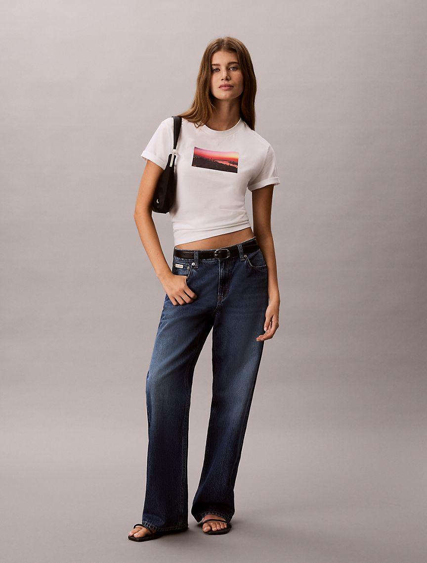 City Sunset Logo Graphic Classic T-Shirt Product Image