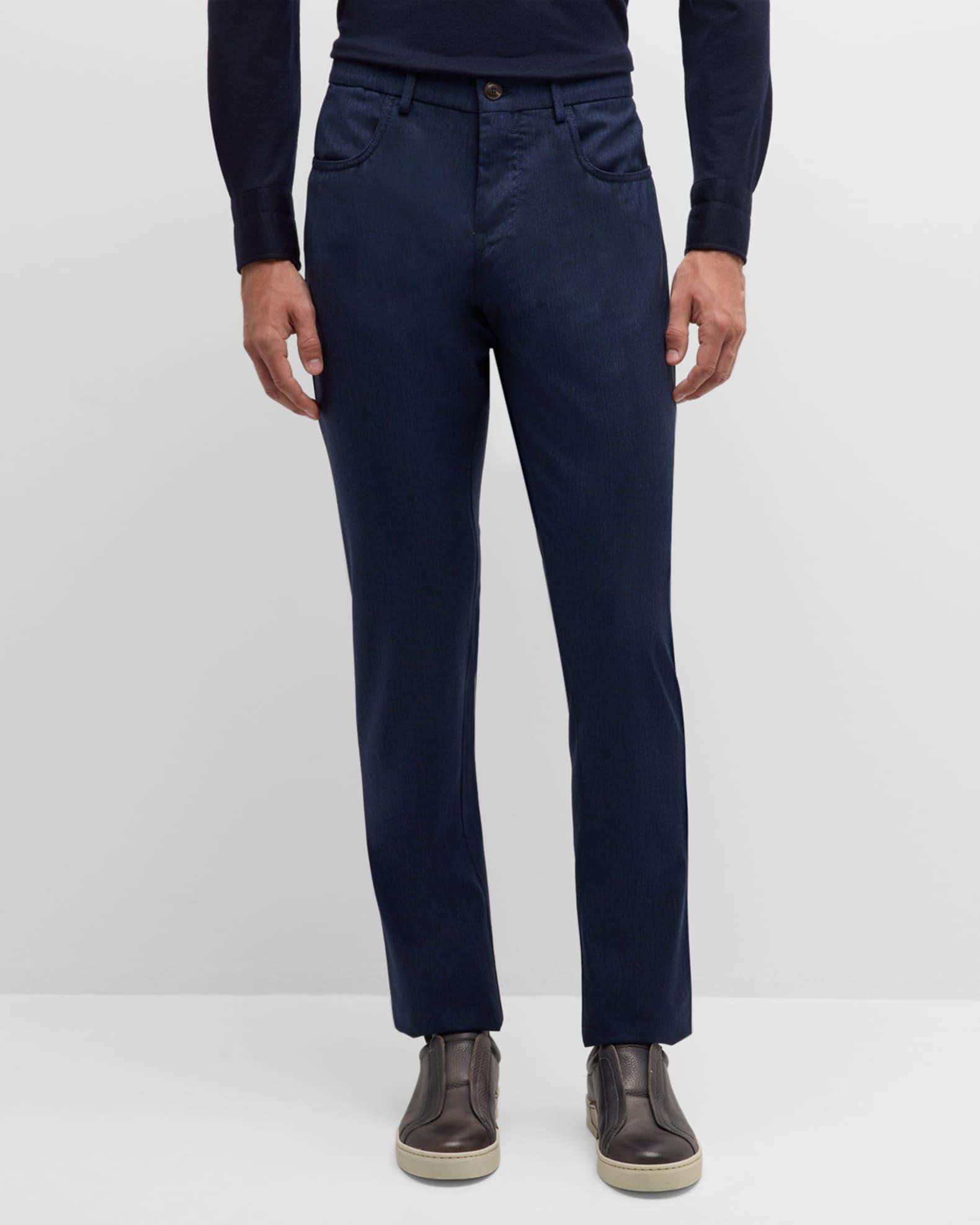 Men's Impeccabile Wool 5-Pocket Pants Product Image