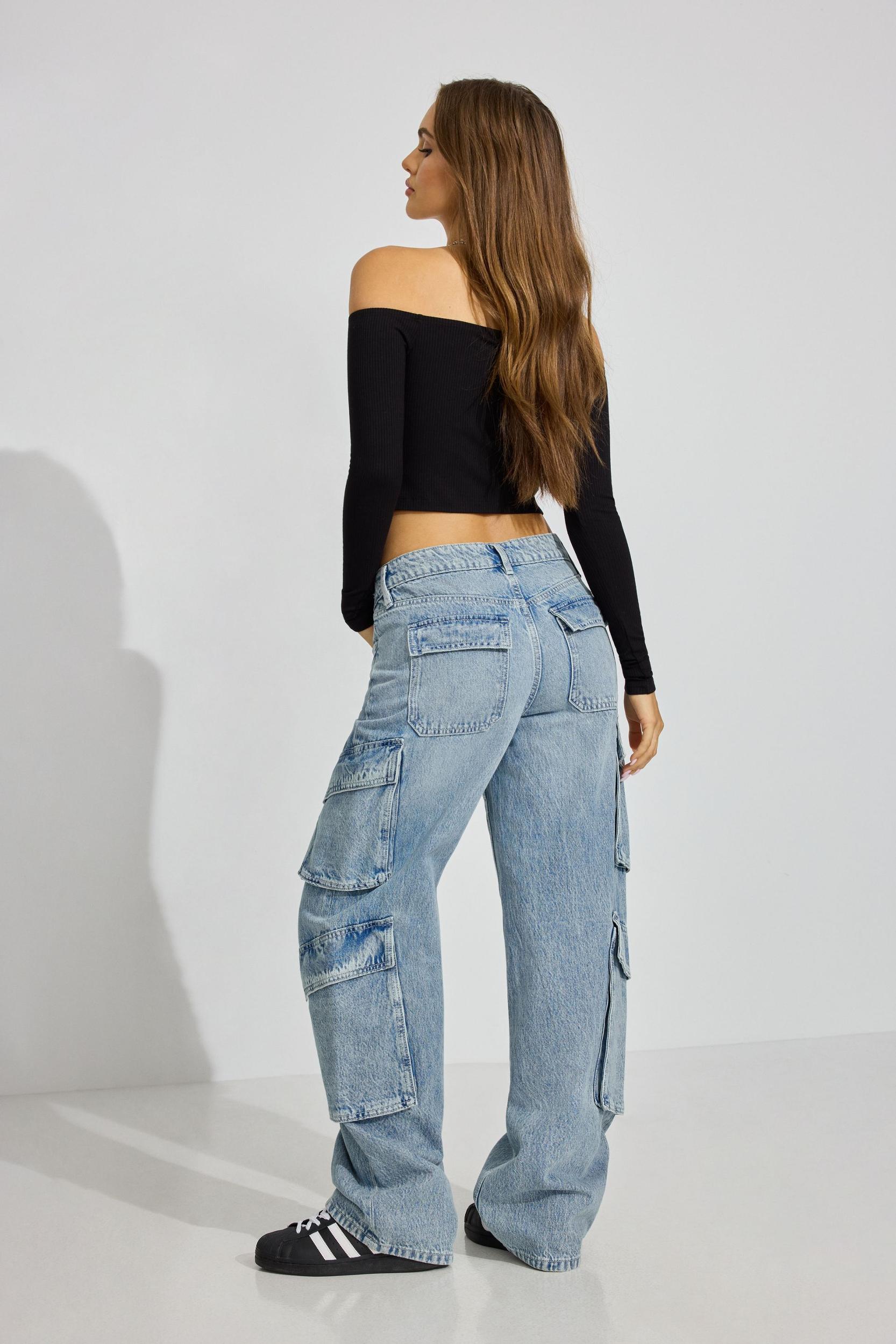Baggy Cargo Jeans Product Image