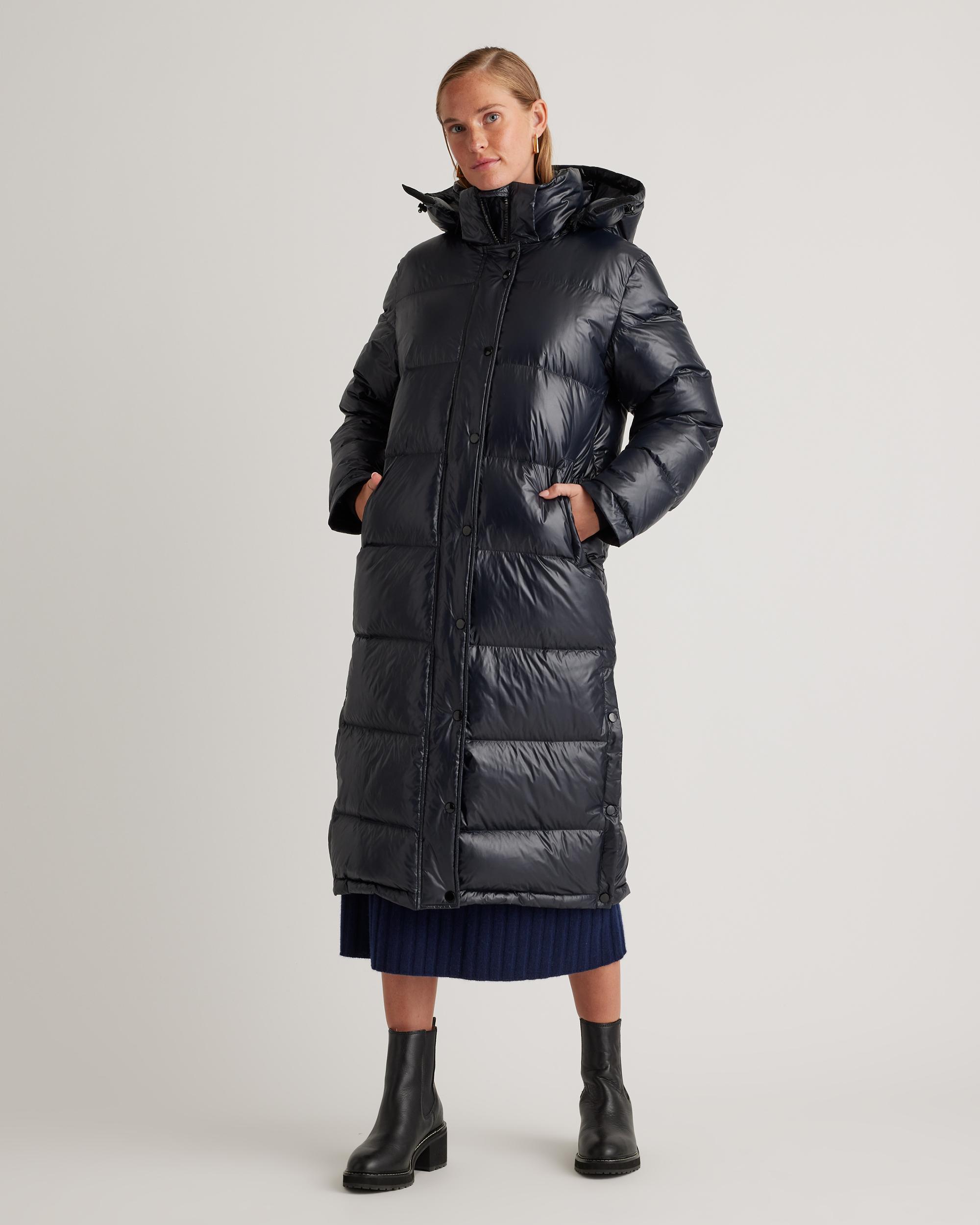 Quince | Women's Responsible Down Long Puffer Jacket Size XS, Recycled Polyester Product Image