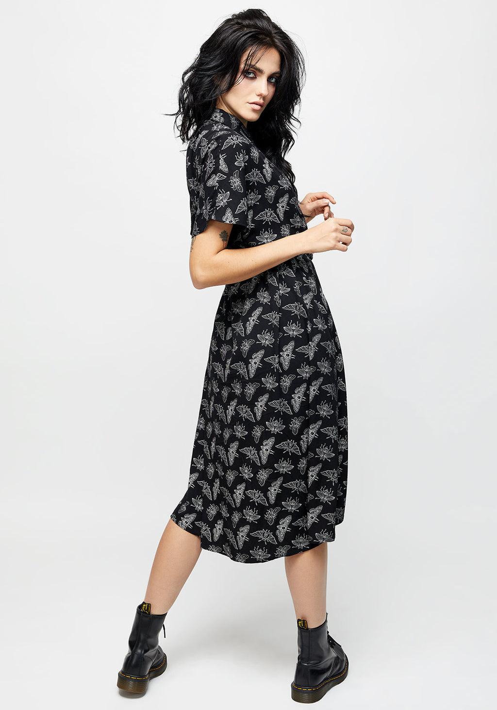Mortmoth Shirt Dress Product Image