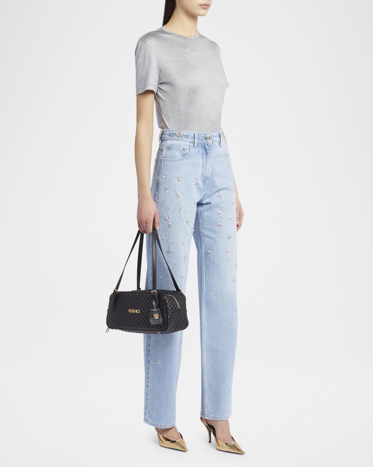 La Medusa Medium Quilted Leather Shoulder Bag Product Image