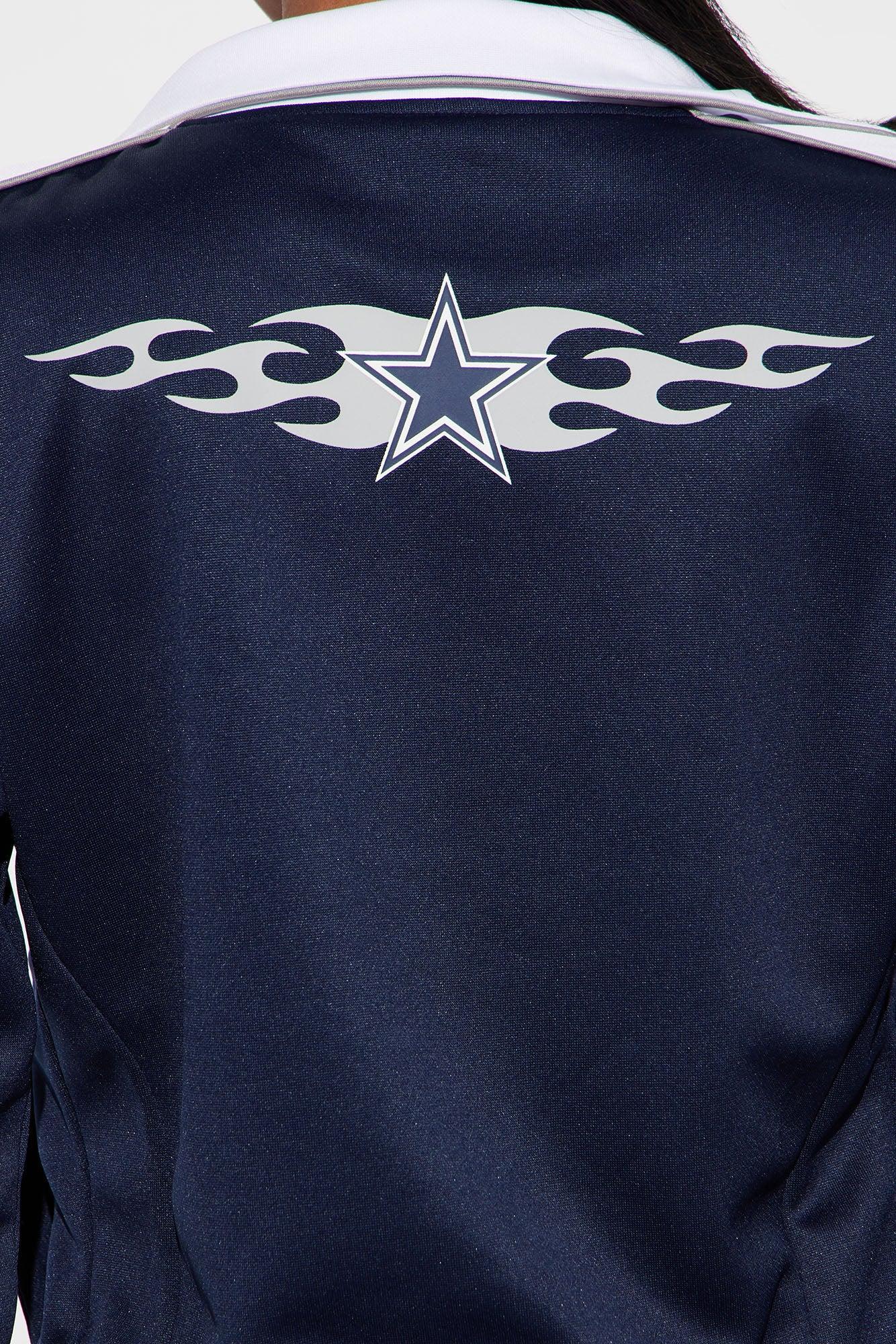 Cowboys Territory Zip Up Jacket - Navy Product Image