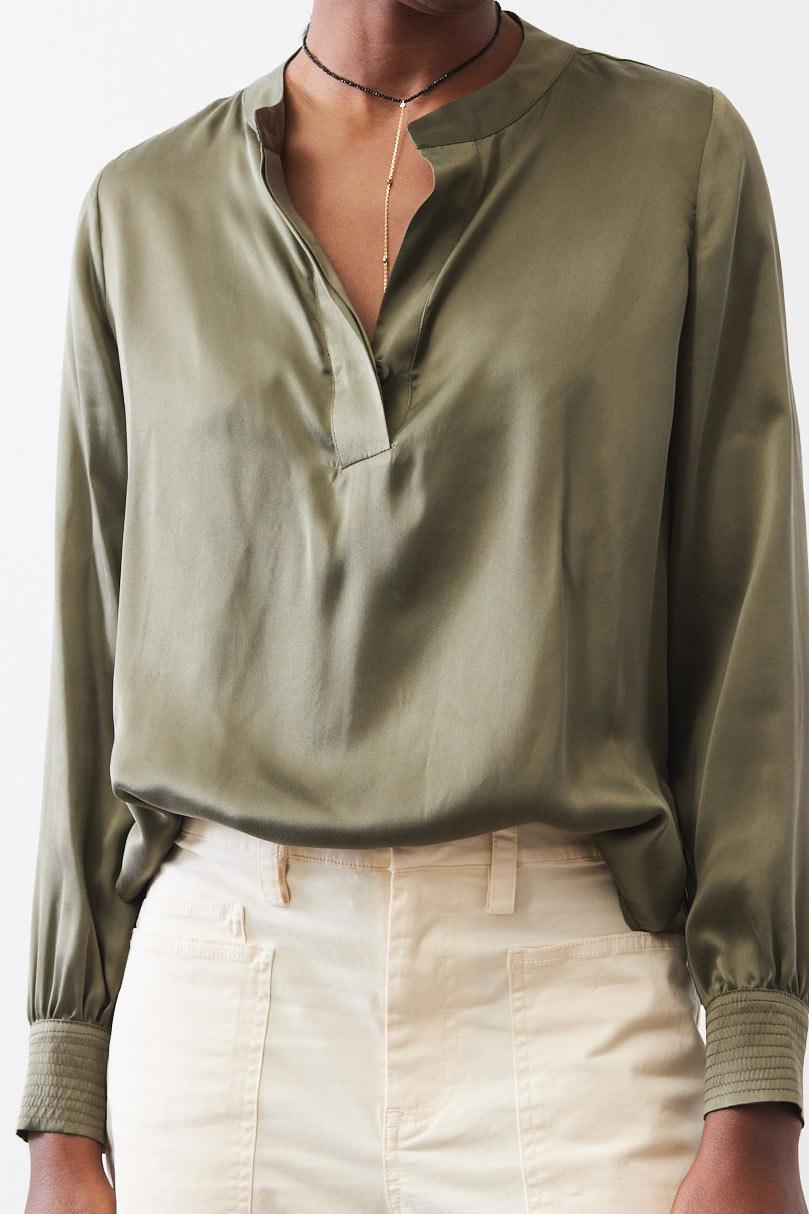 Not Too Loose Silk Blouse Product Image