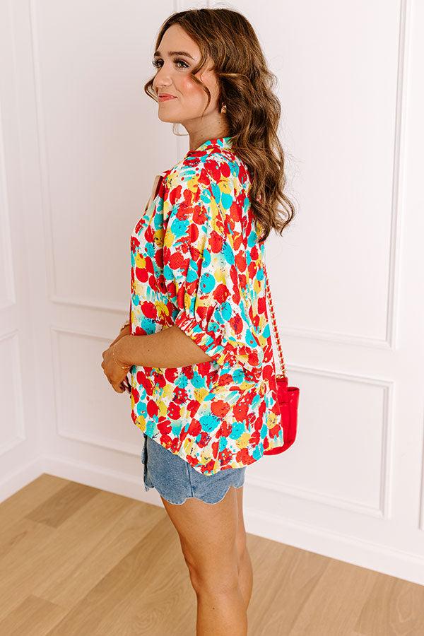 Fiesta On The Square Shift Top Product Image