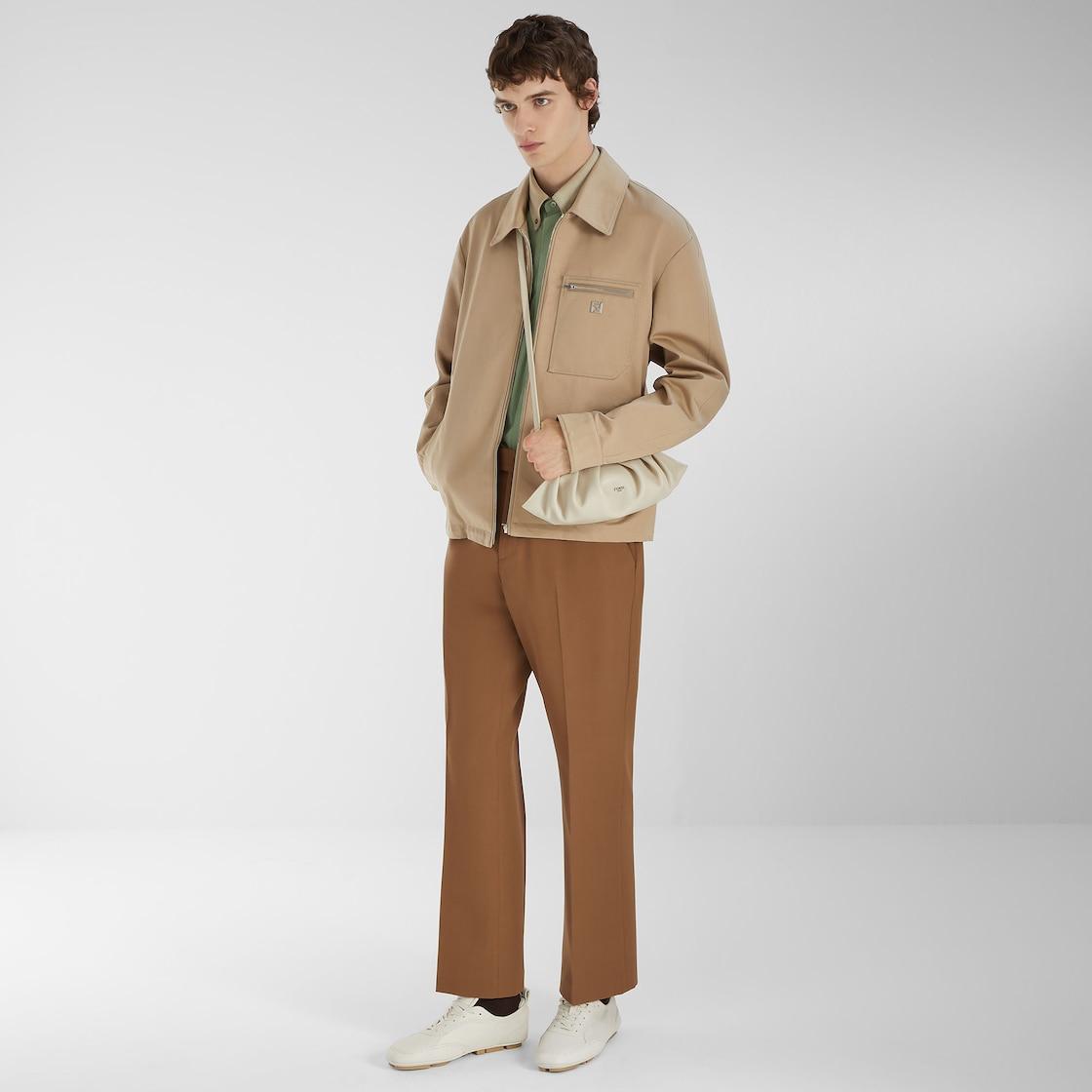 Blouson Beige gabardine blouson Product Image