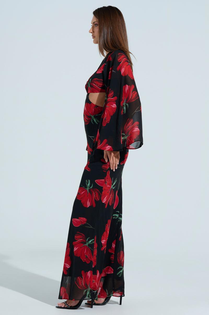 JUNIPER PRINTED MAXI DRESS Product Image