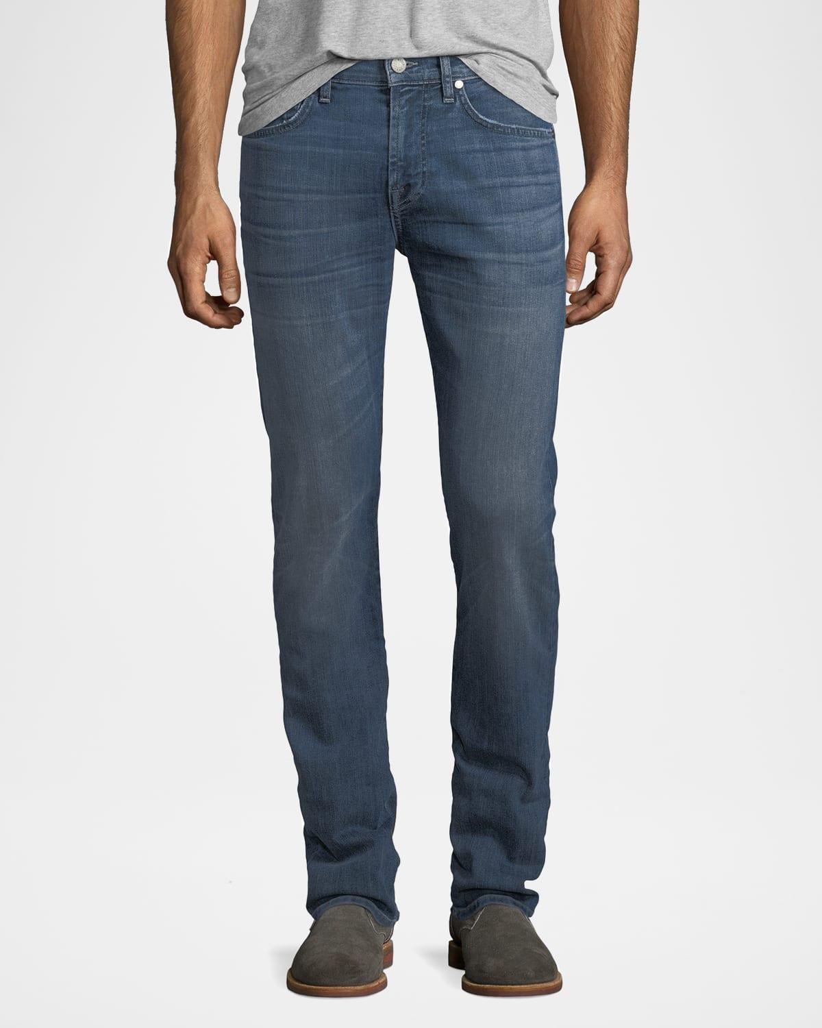 Mens Stretch Straight-Leg Jeans Product Image