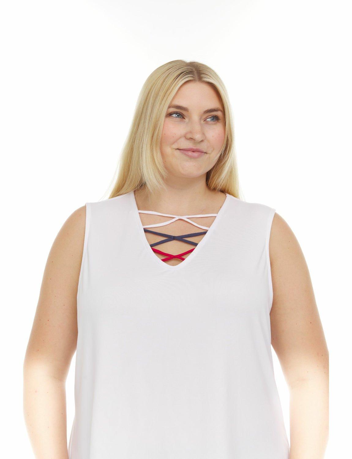Inner Beauty Sleeveless V-Neck Top - Plus Product Image
