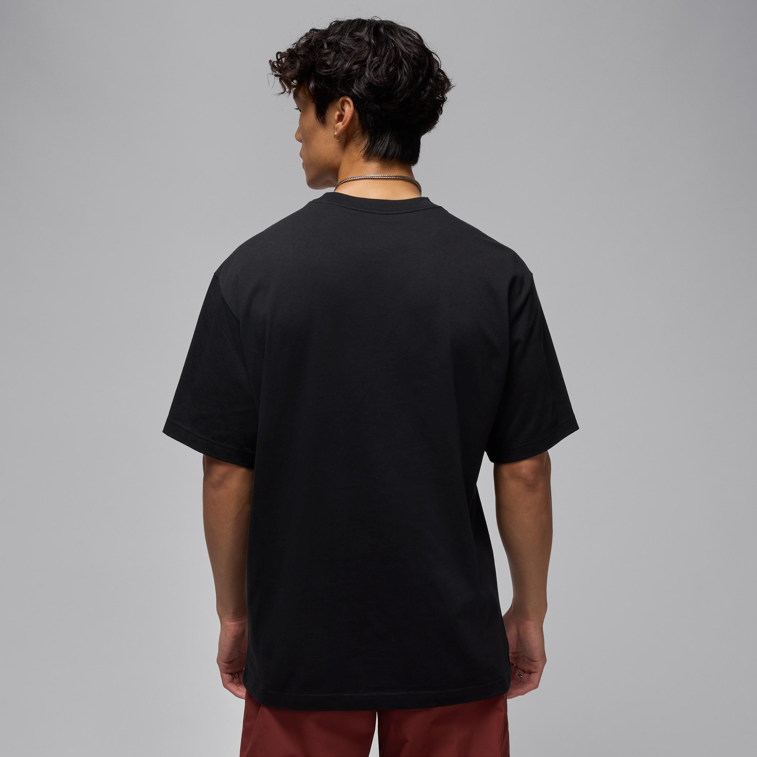 Jordan Mens Jordan NC GOAT Short Sleeve Crew - Mens Black/White Product Image